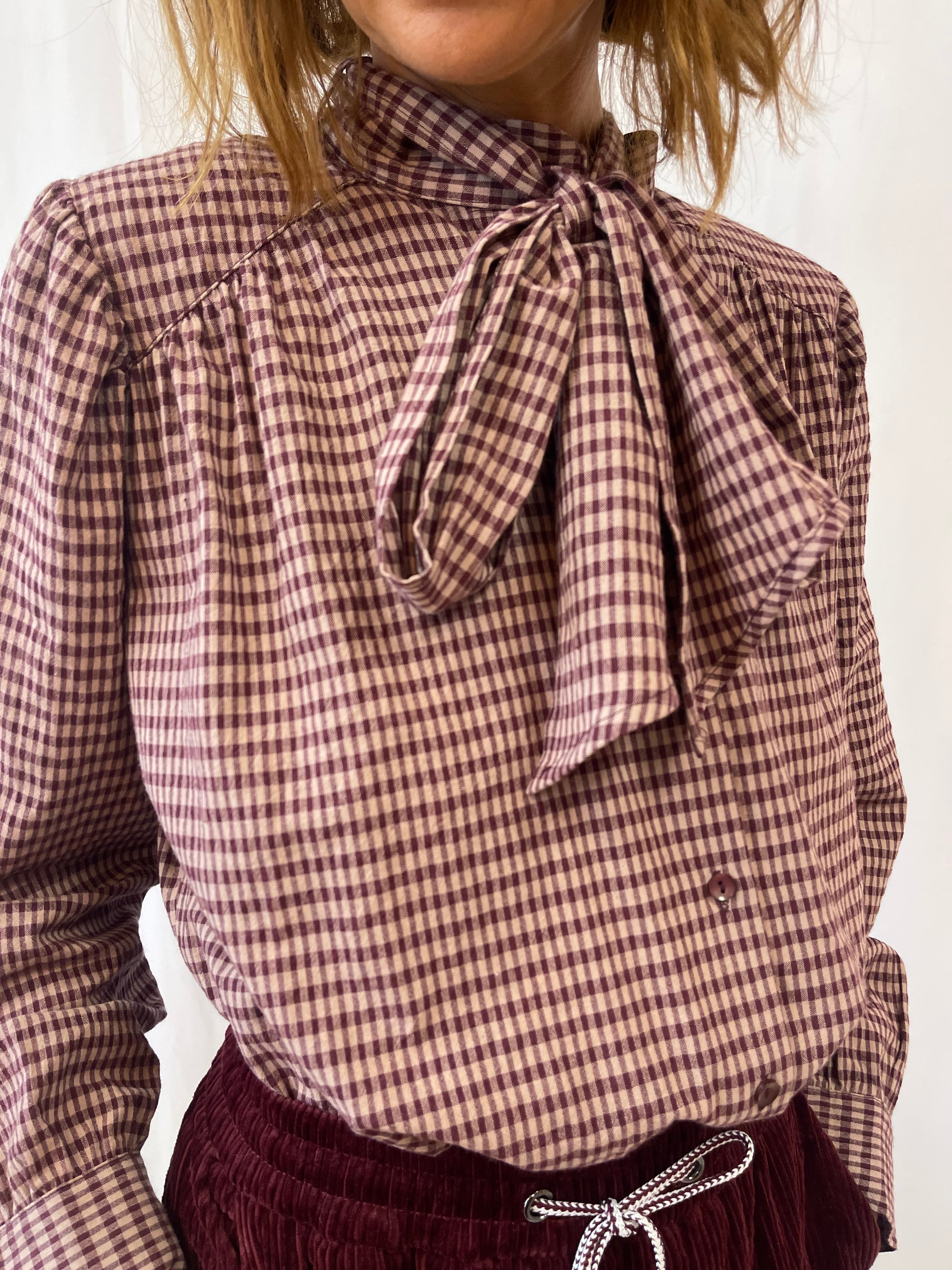 Blouse vichy LUCIE Intuition