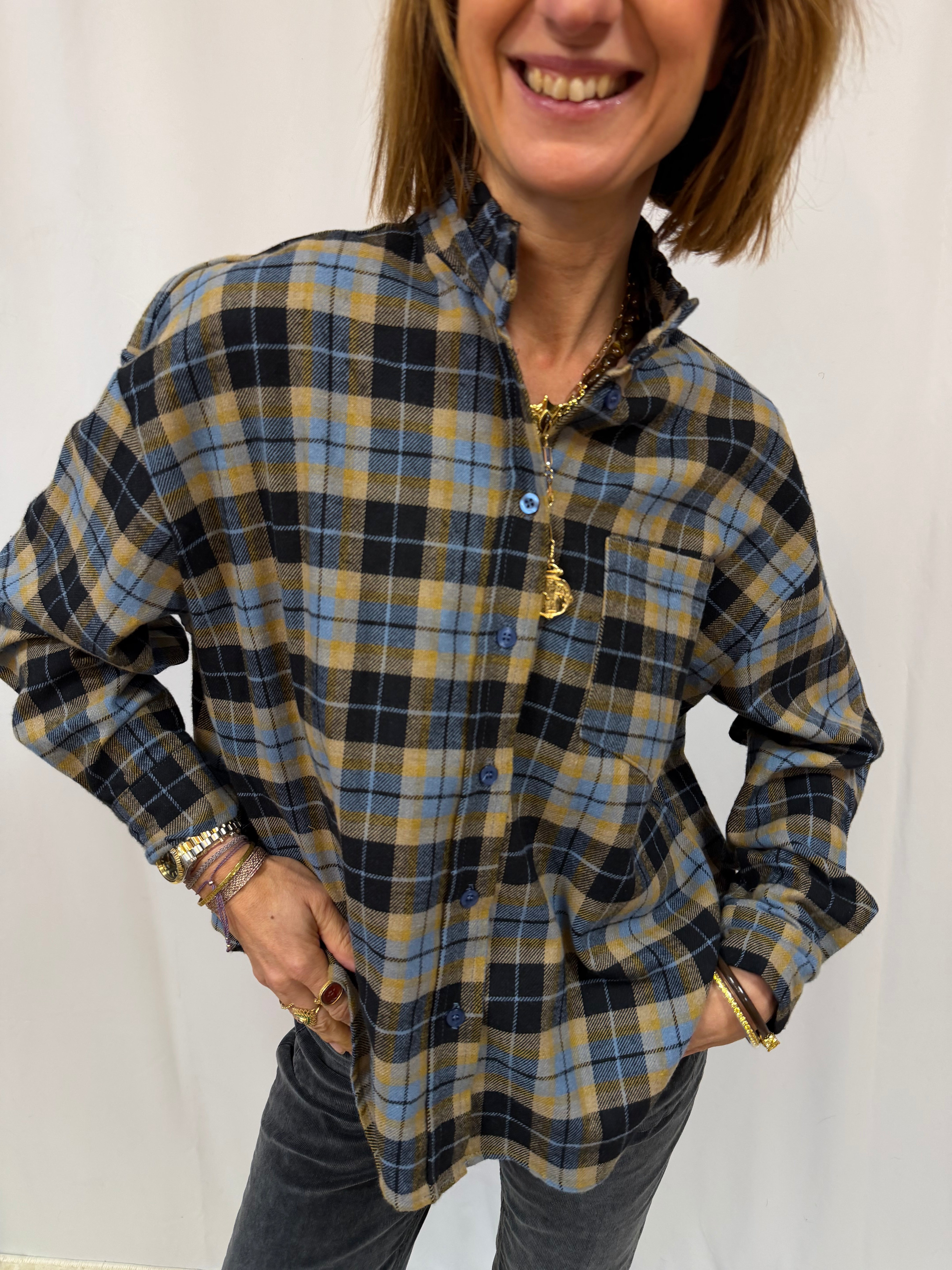 Blouse Johanna MARIUS à carreaux