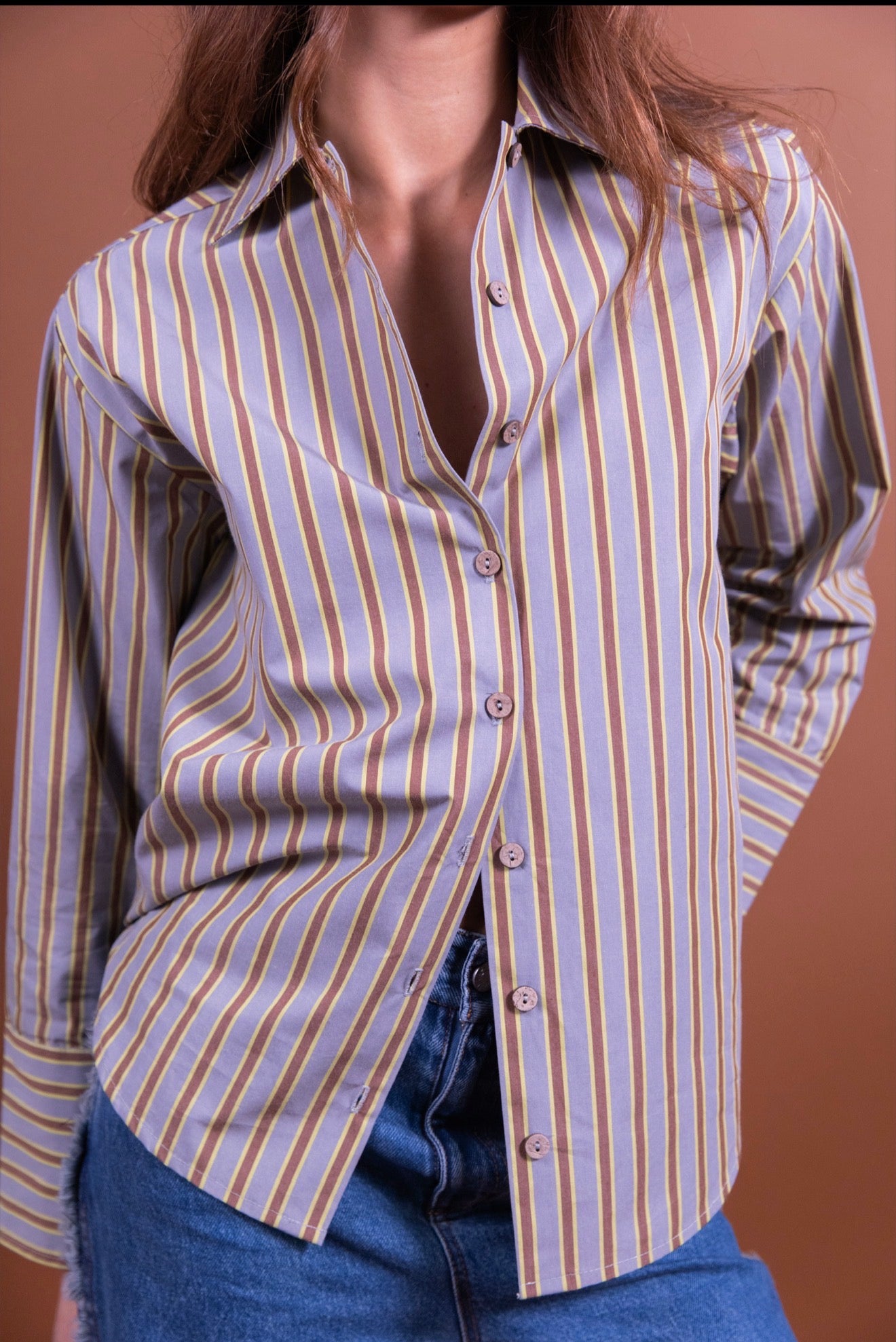 Chemise Laure + Max Cecilia à rayures en coton