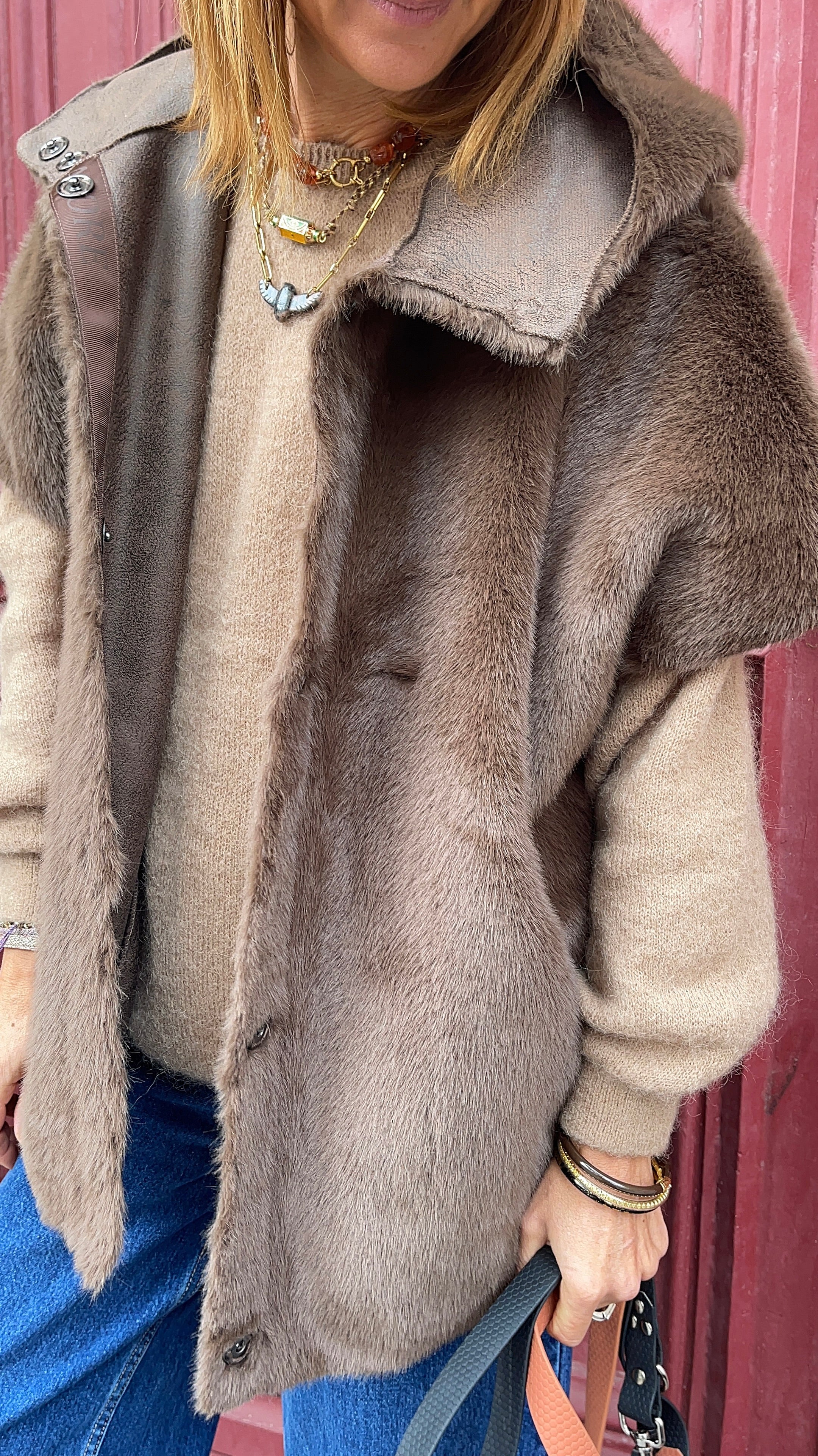 Fourrure cape ANASTASIA Adoré