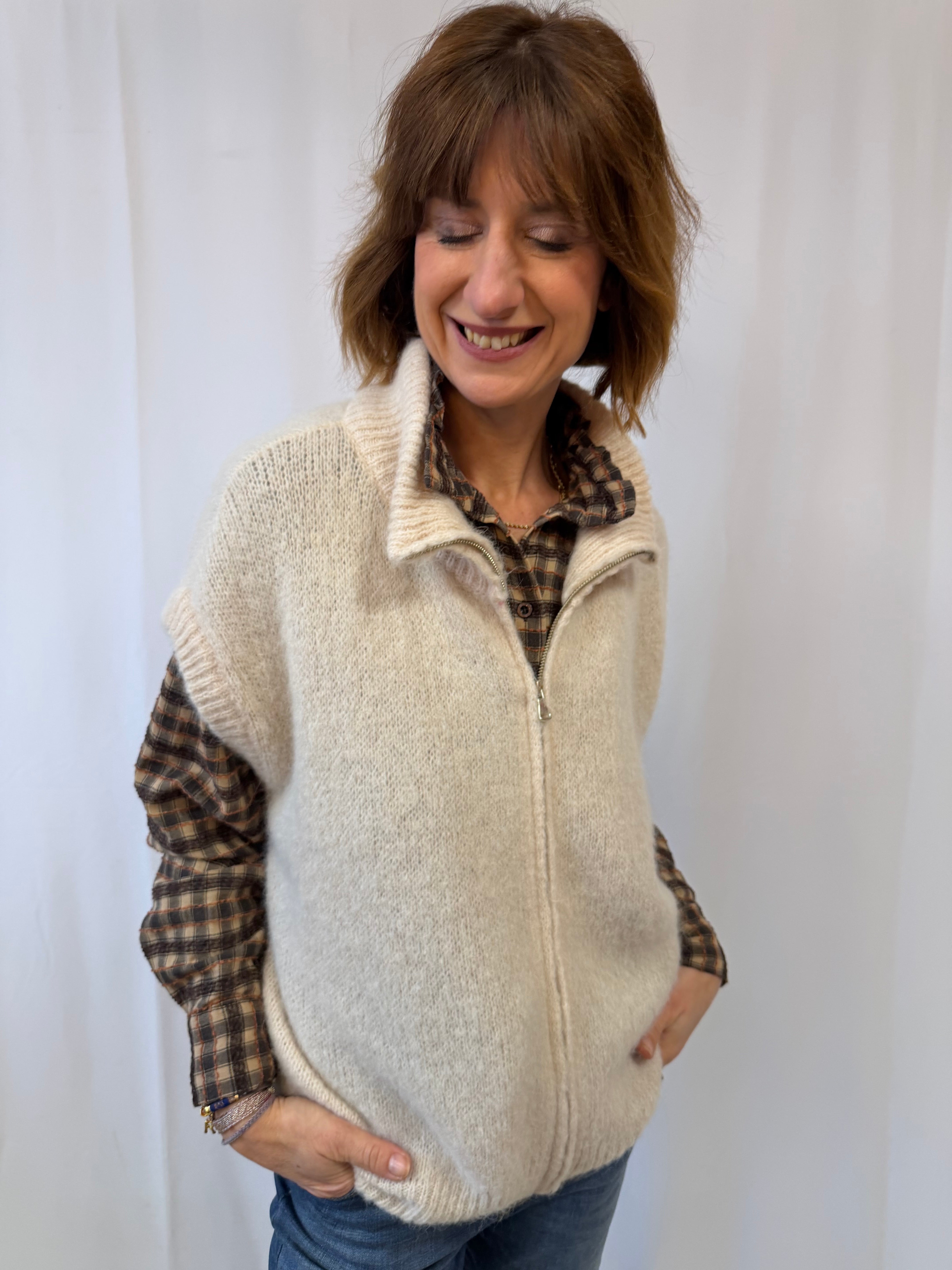 Gilet Johanna TIMÉO sans manches