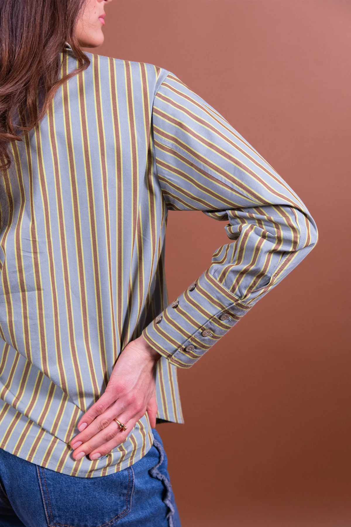 Chemise Laure + Max Cecilia à rayures en coton
