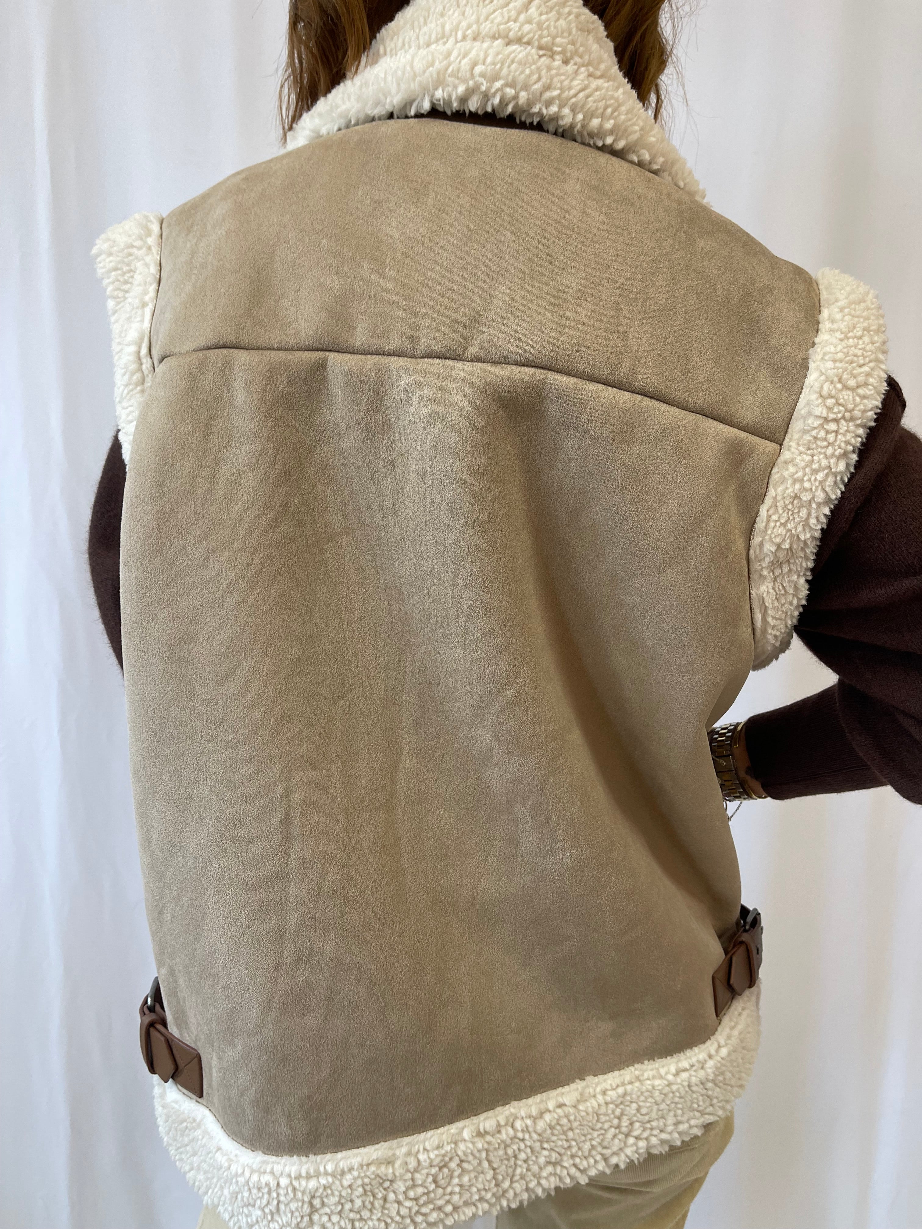 Manteau sans manches UMA Cream