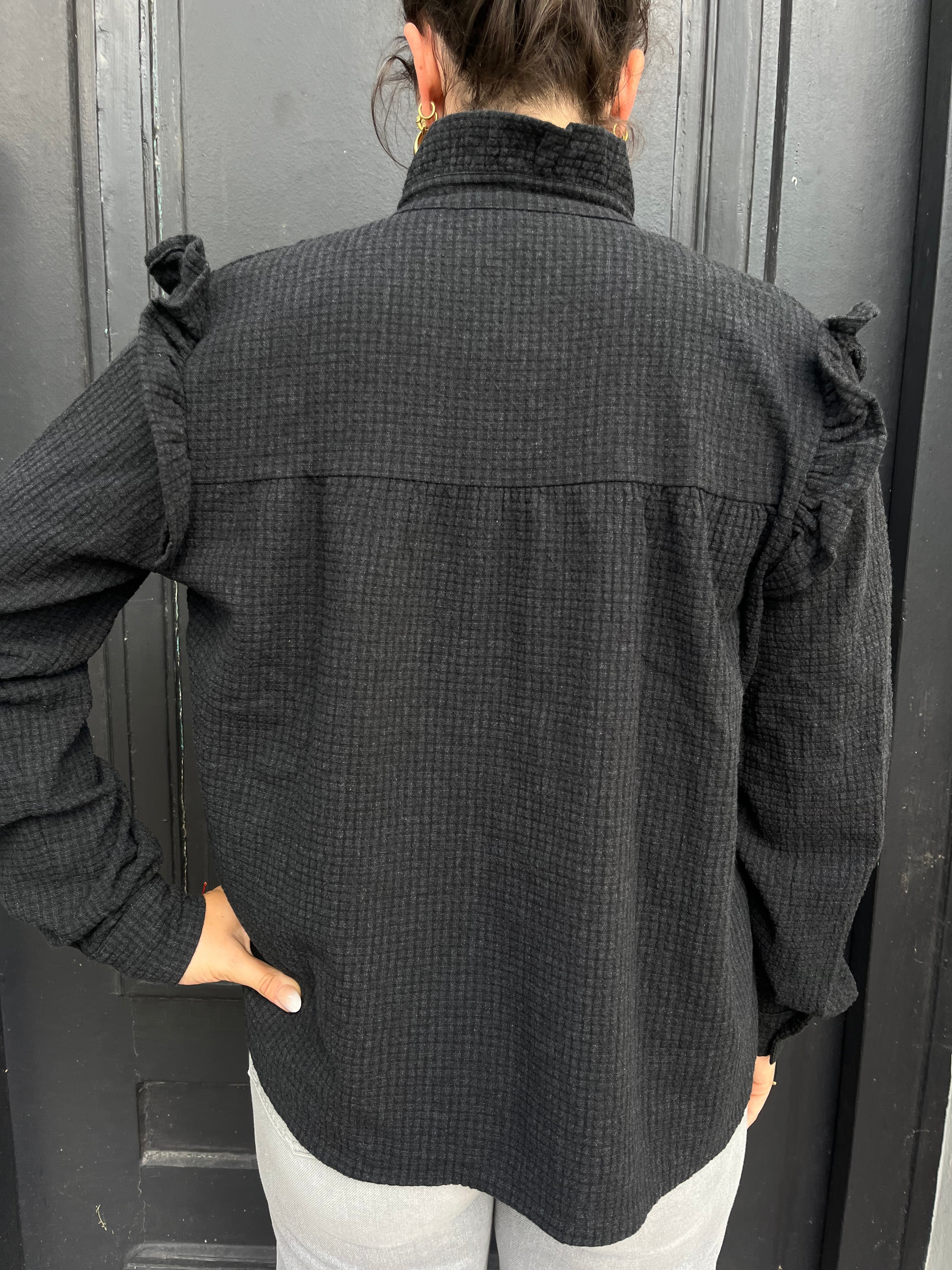 Blouse CAPUCINE ASH - MAISON HOTEL