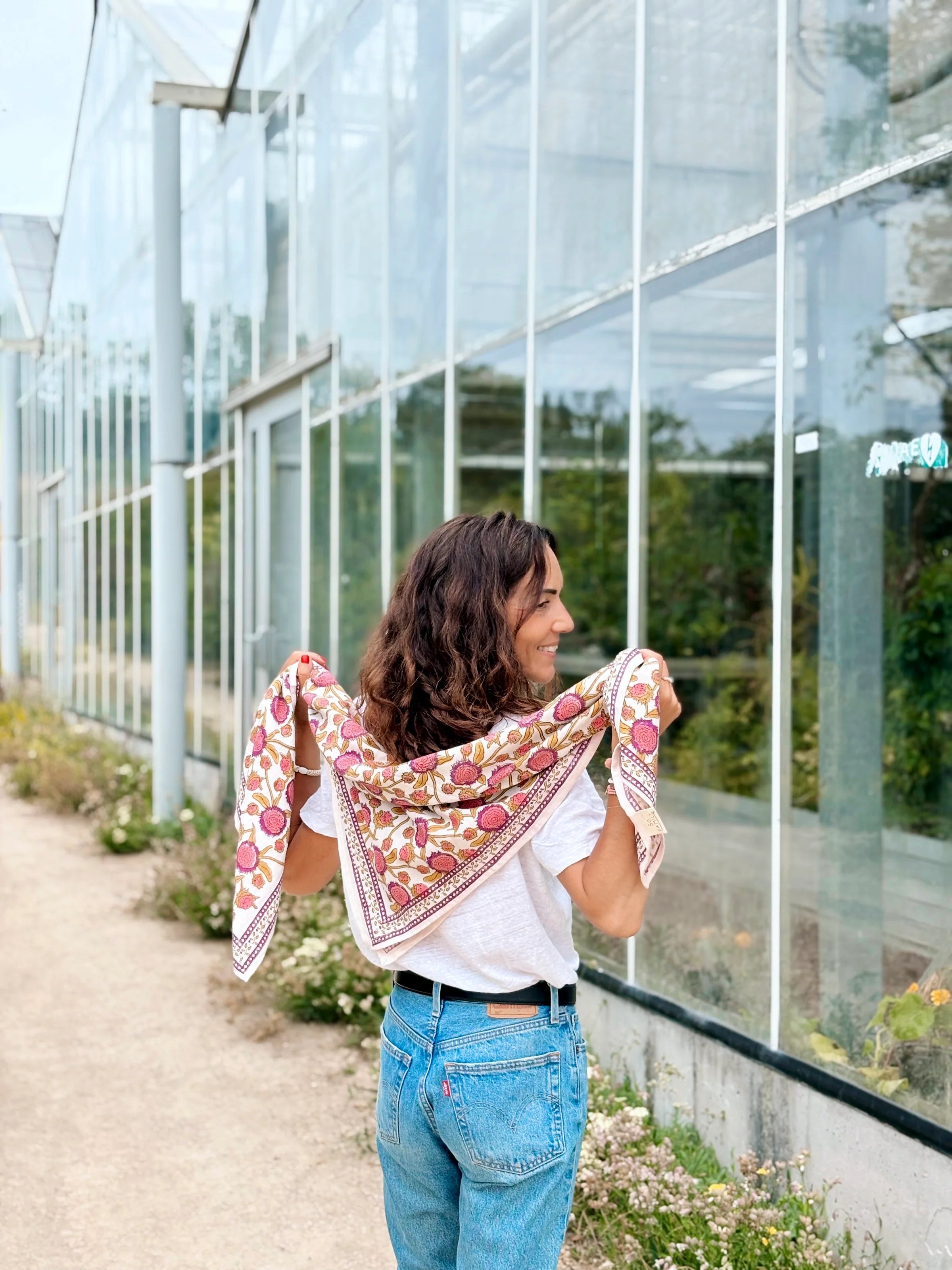 Foulard PINK PONDICHERY SO FAMILY đź©·