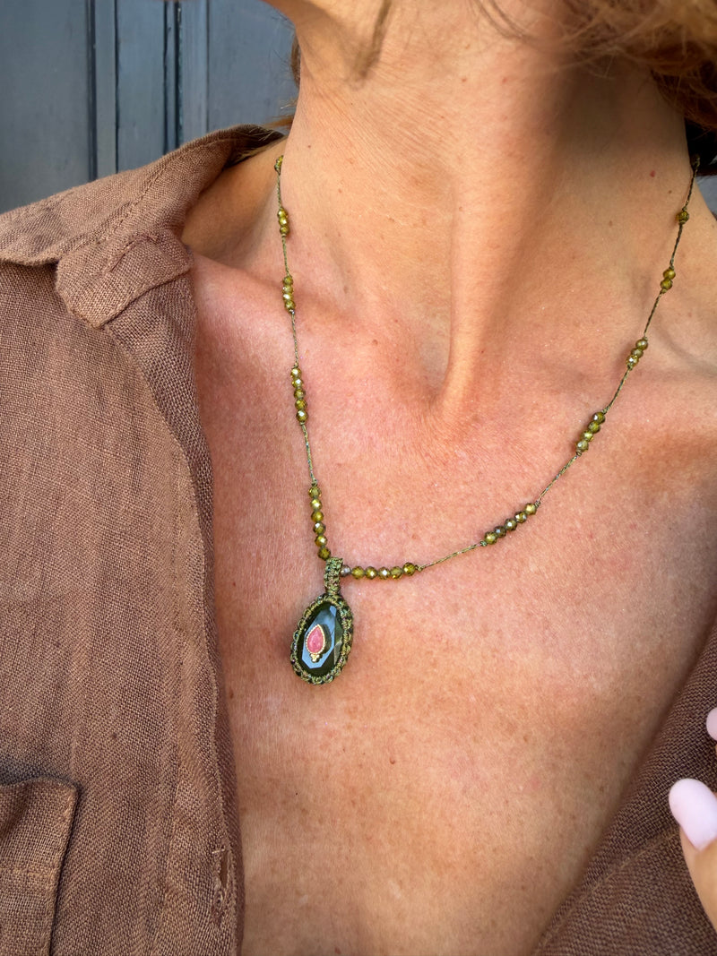 Collier Callisto Agate