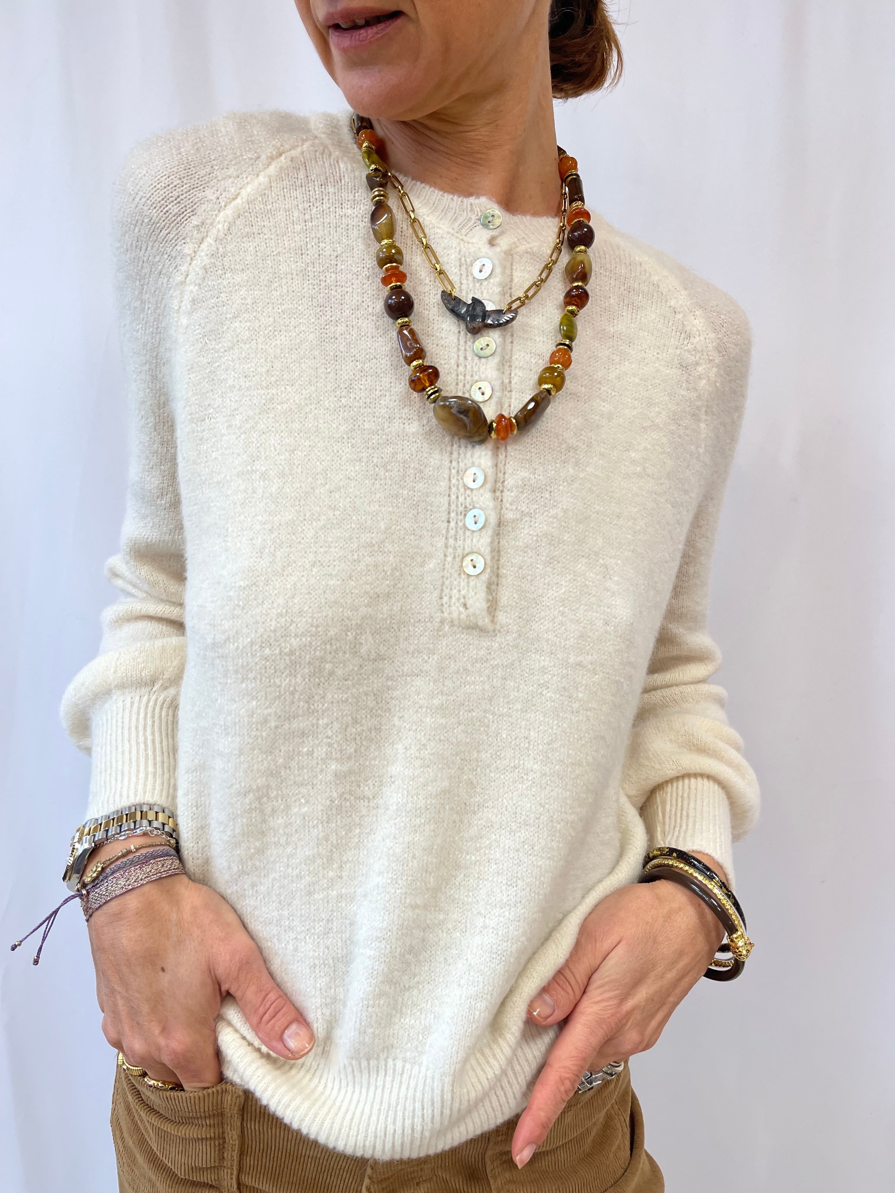 Vue de face Pull Eva