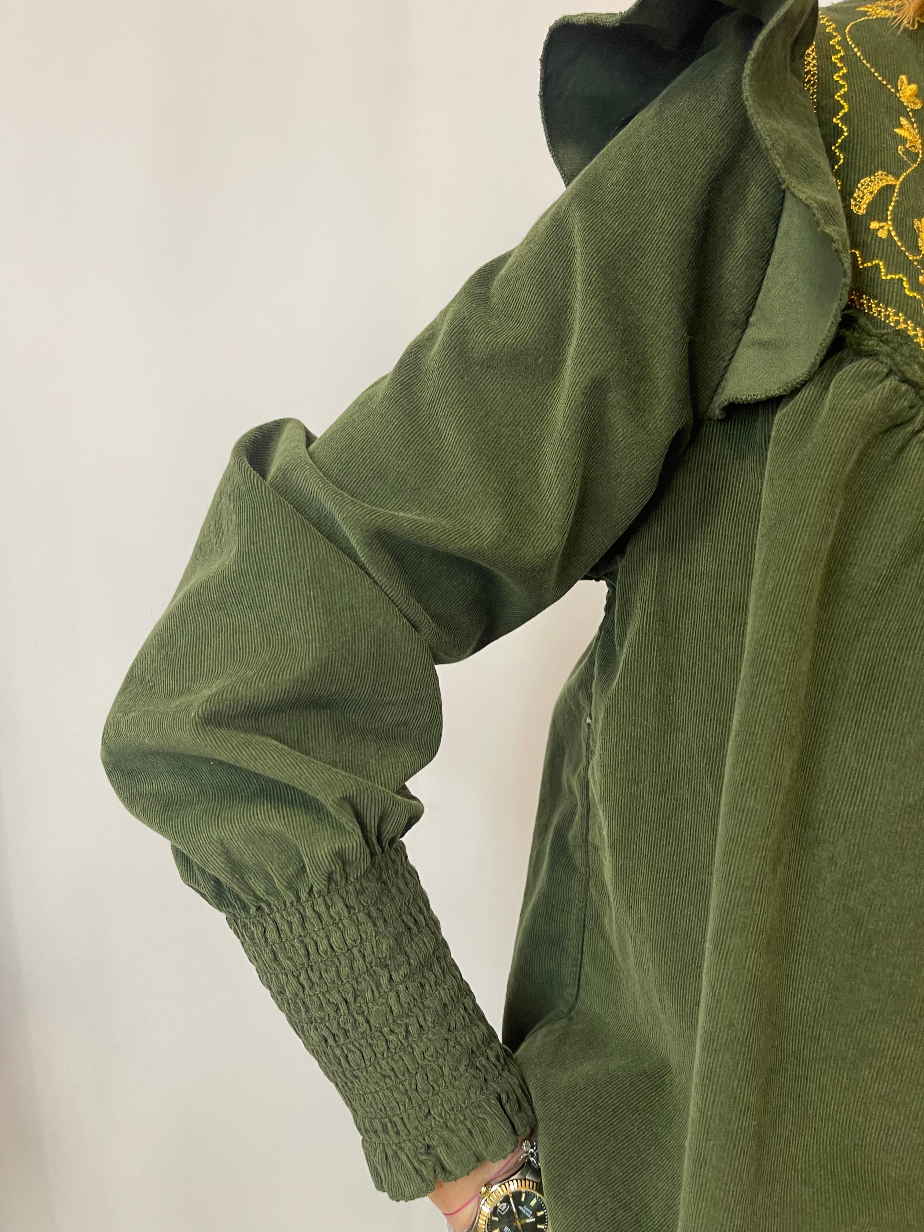 Blouse velours VICTOIRE Johanna
