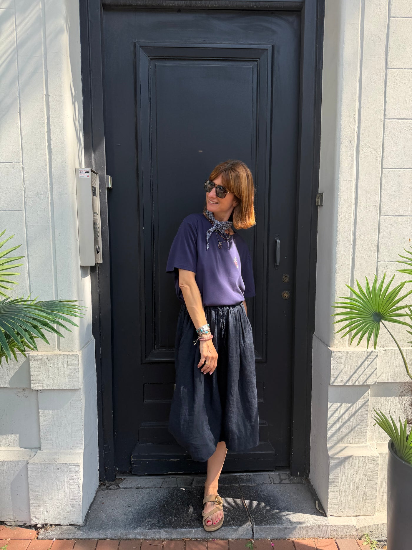 Short Paula en lin long