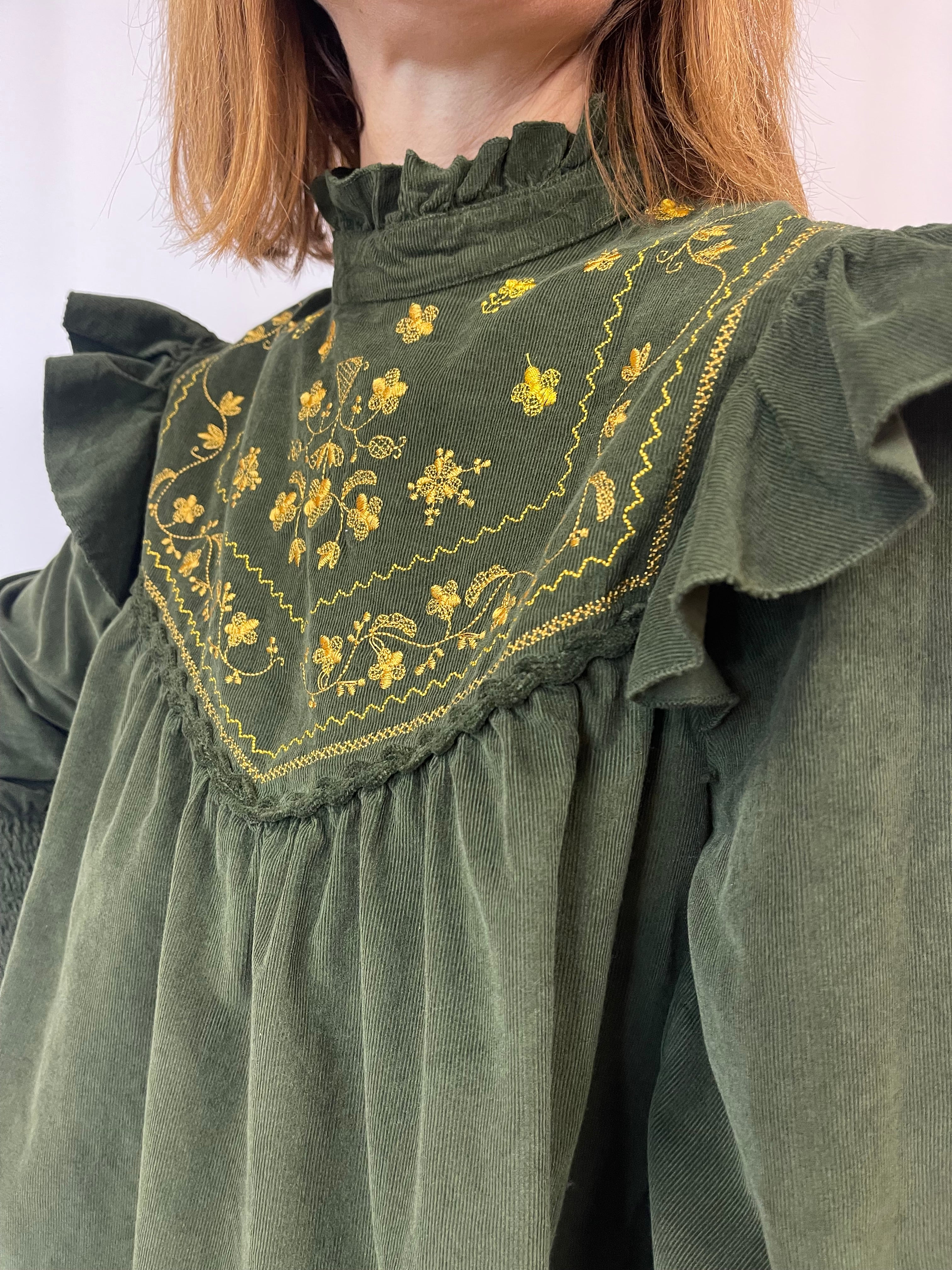 Blouse velours VICTOIRE Johanna