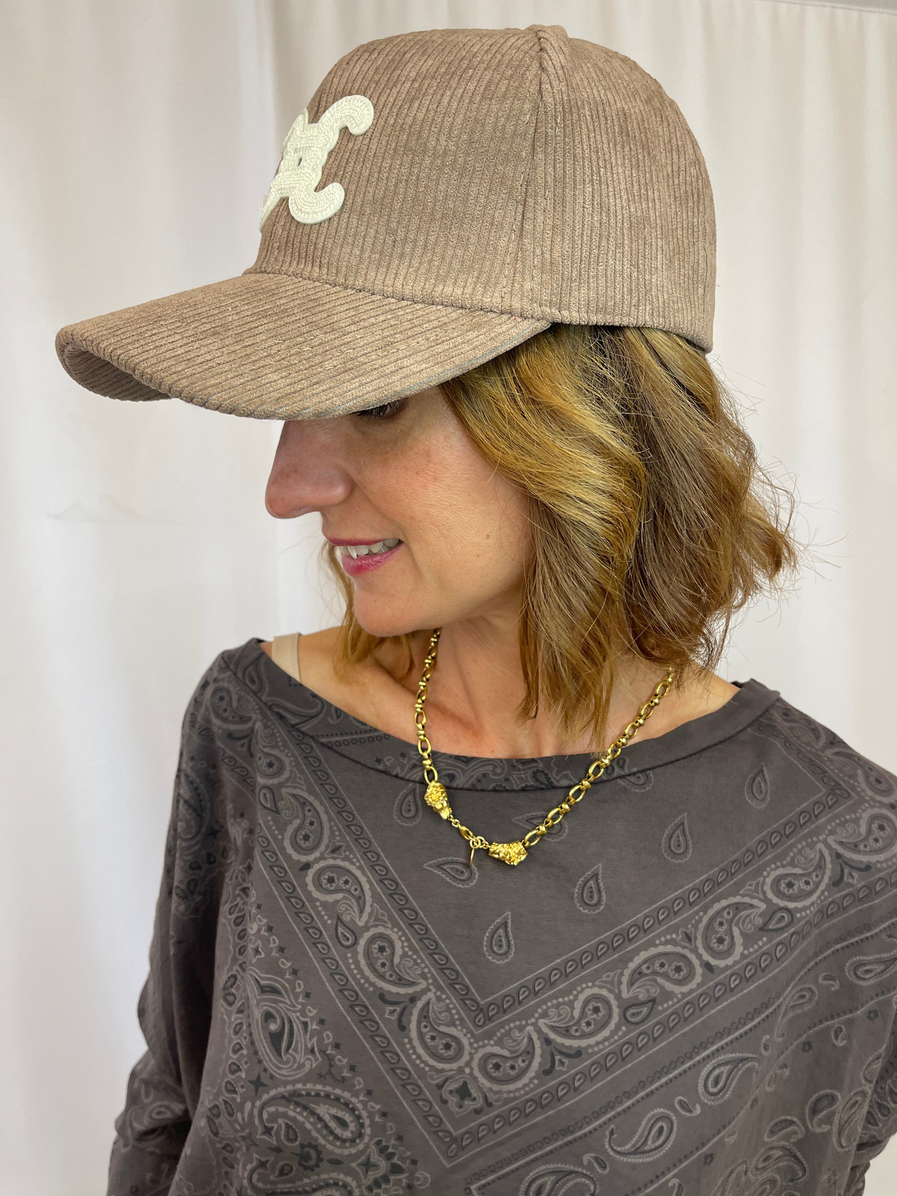 Casquette velours Vimoda