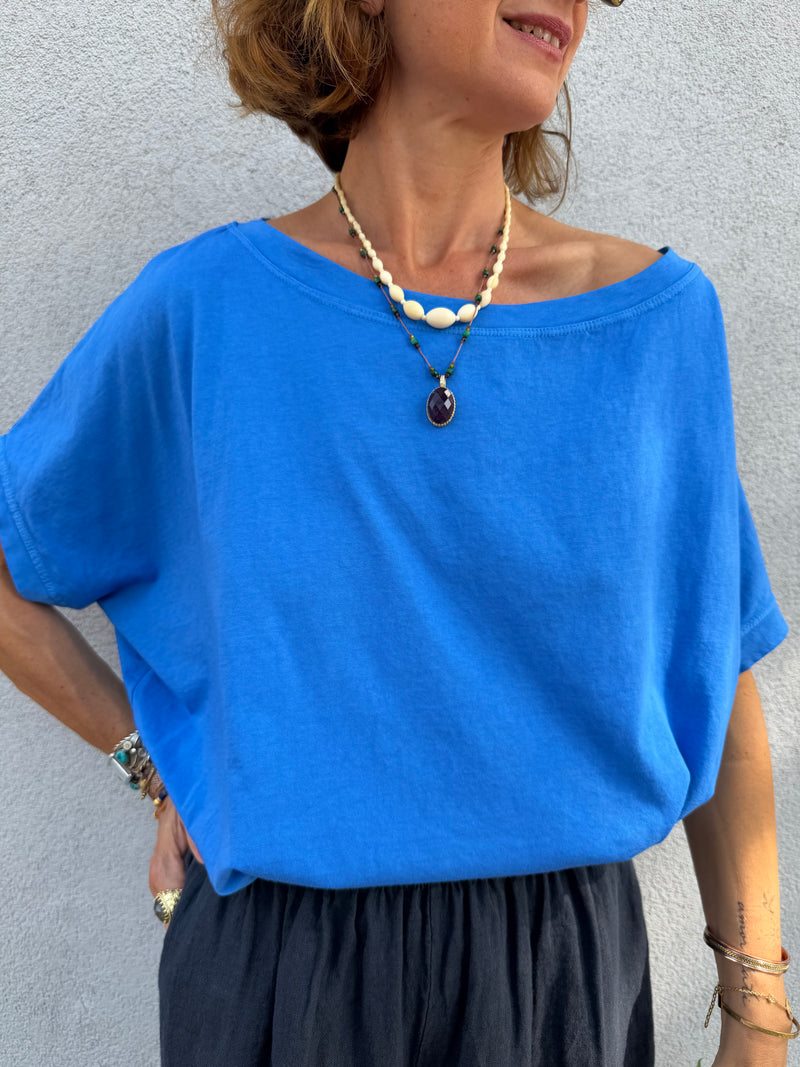 T-shirt Johanna Tea col bateau