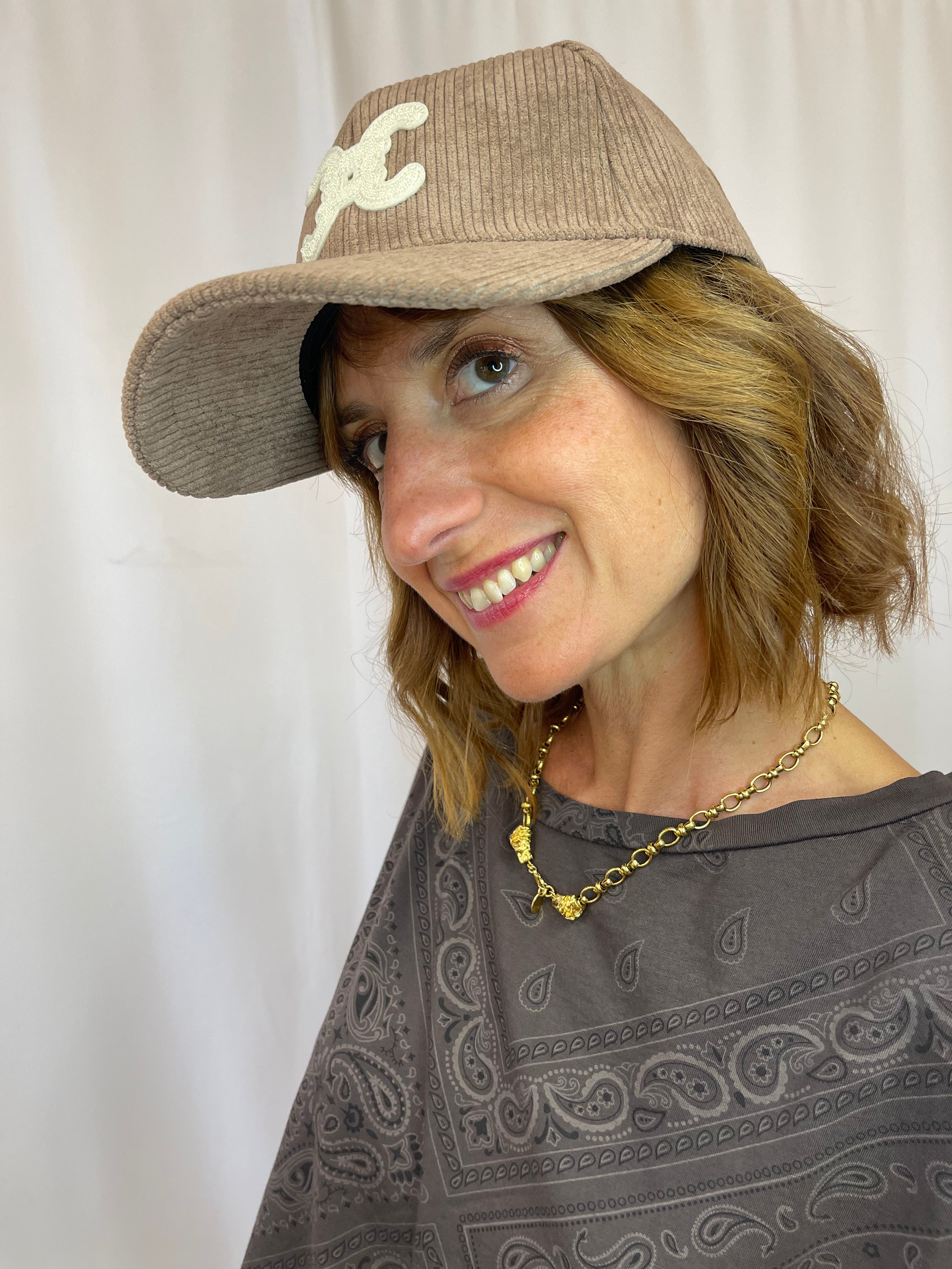 Casquette velours Vimoda