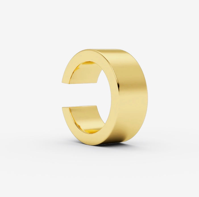 Bague d’oreille billion avenue flat earcuff gold