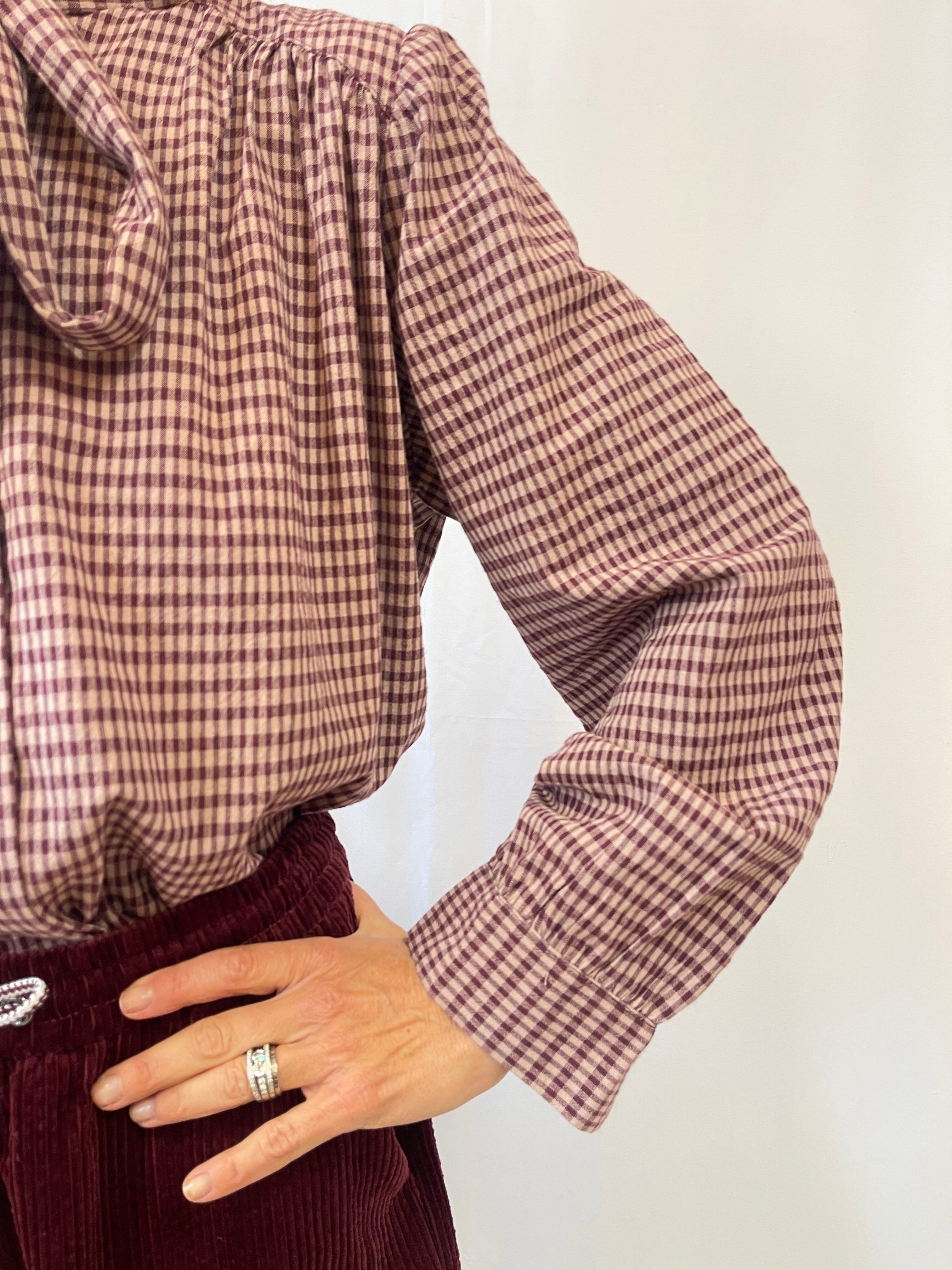 Blouse vichy LUCIE Intuition