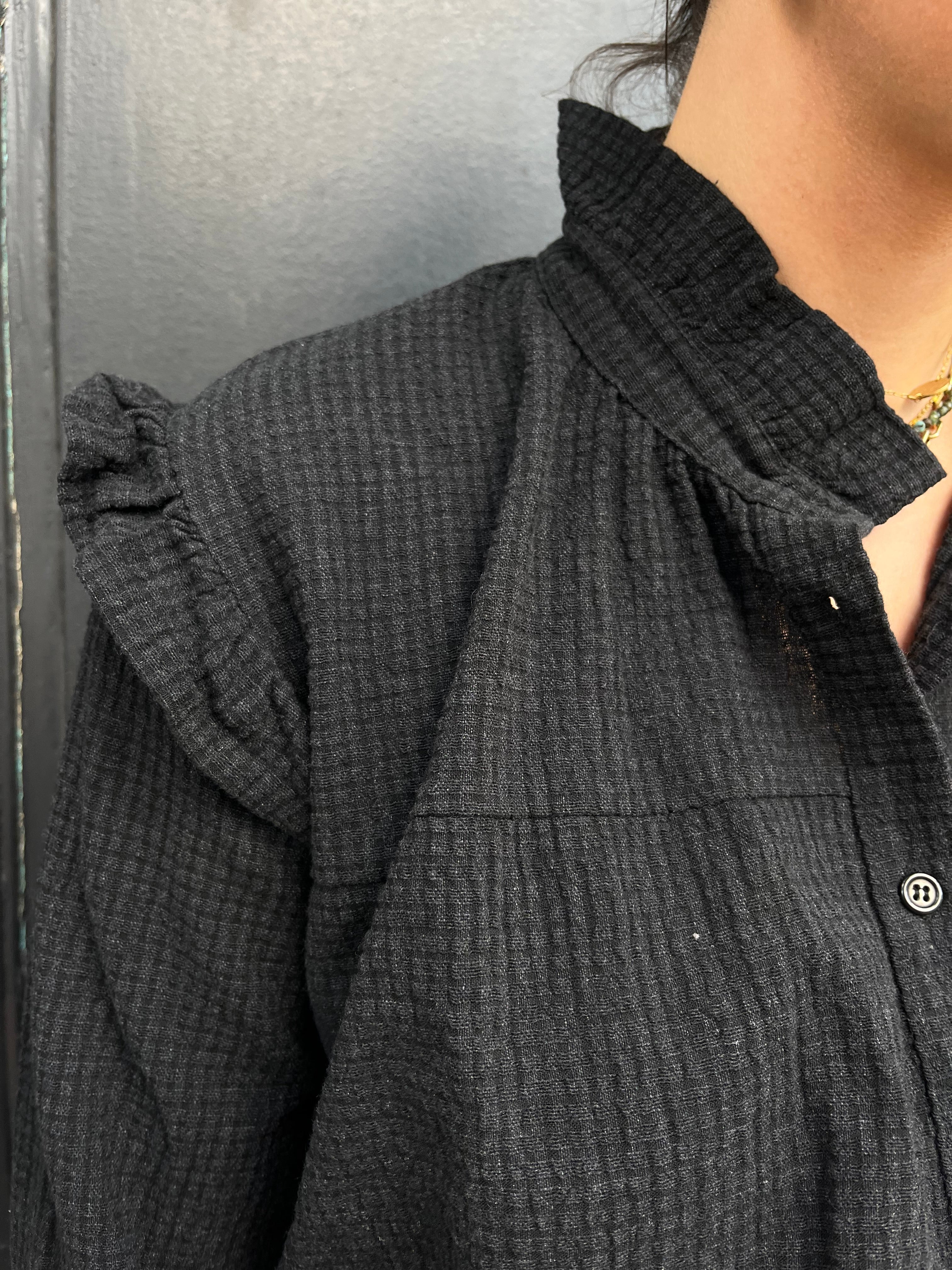 Blouse CAPUCINE ASH - MAISON HOTEL