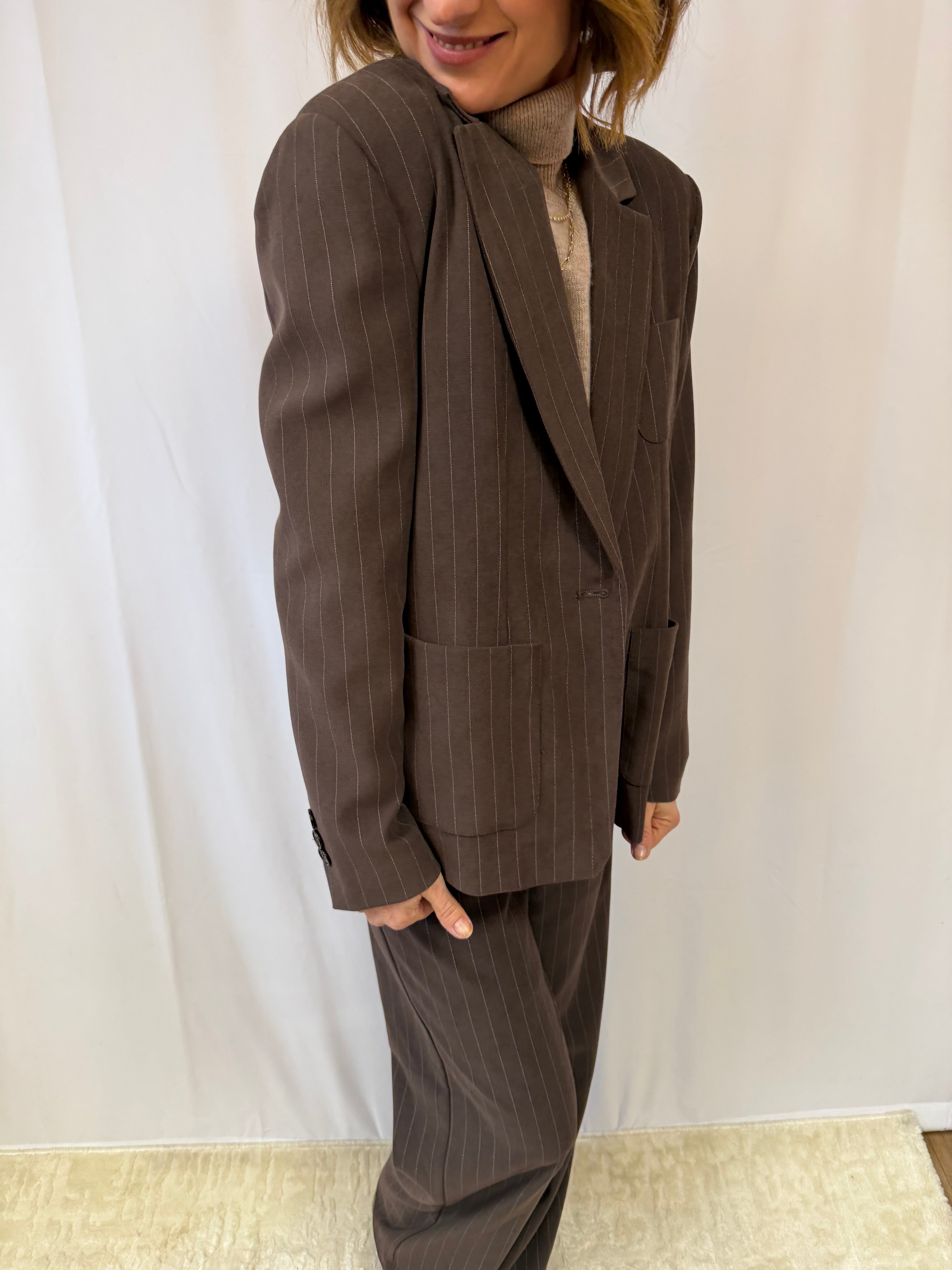 Blazer Please ELLA à rayures