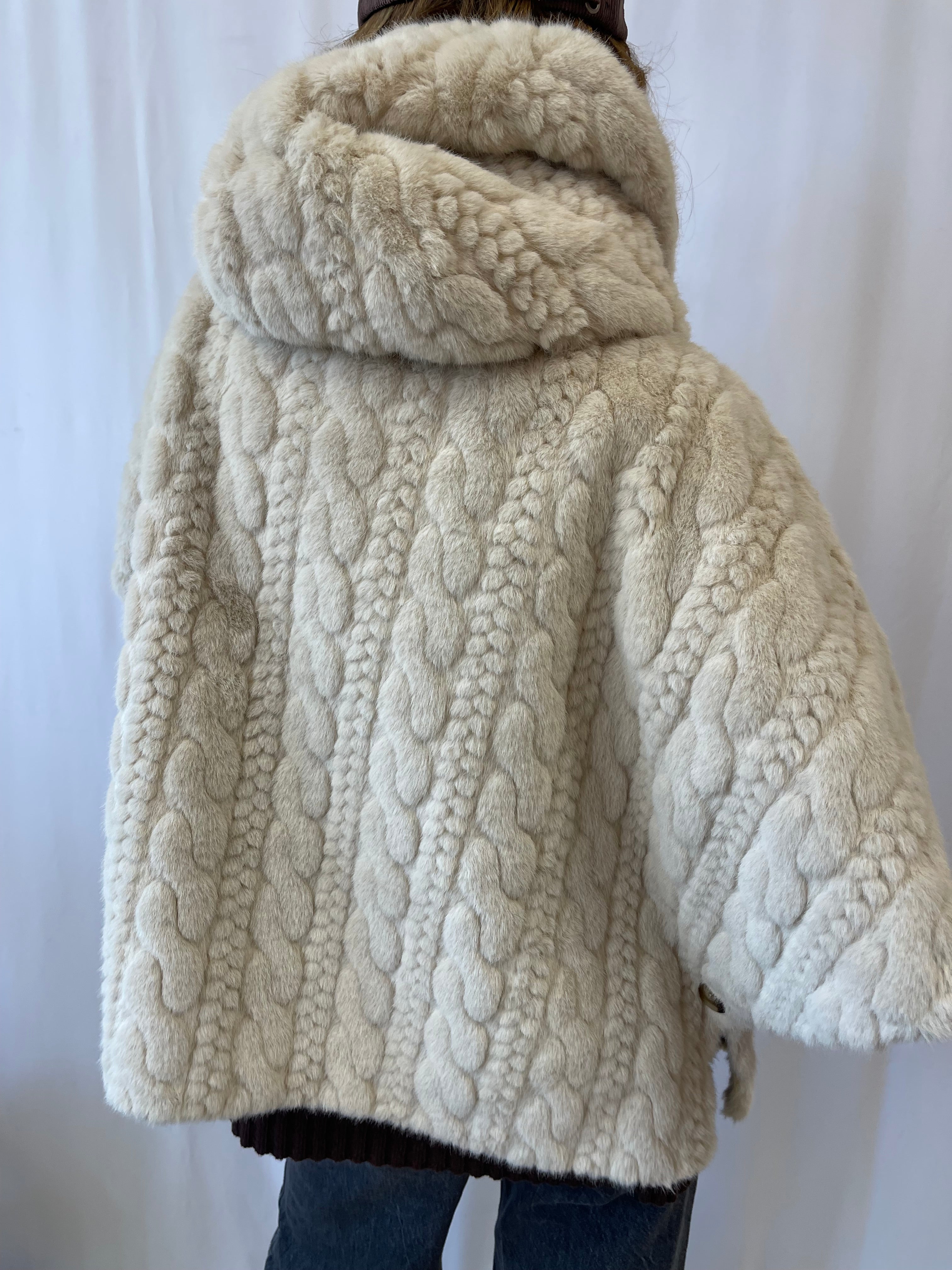 Veste fausse fourrure ABELLA Adoré