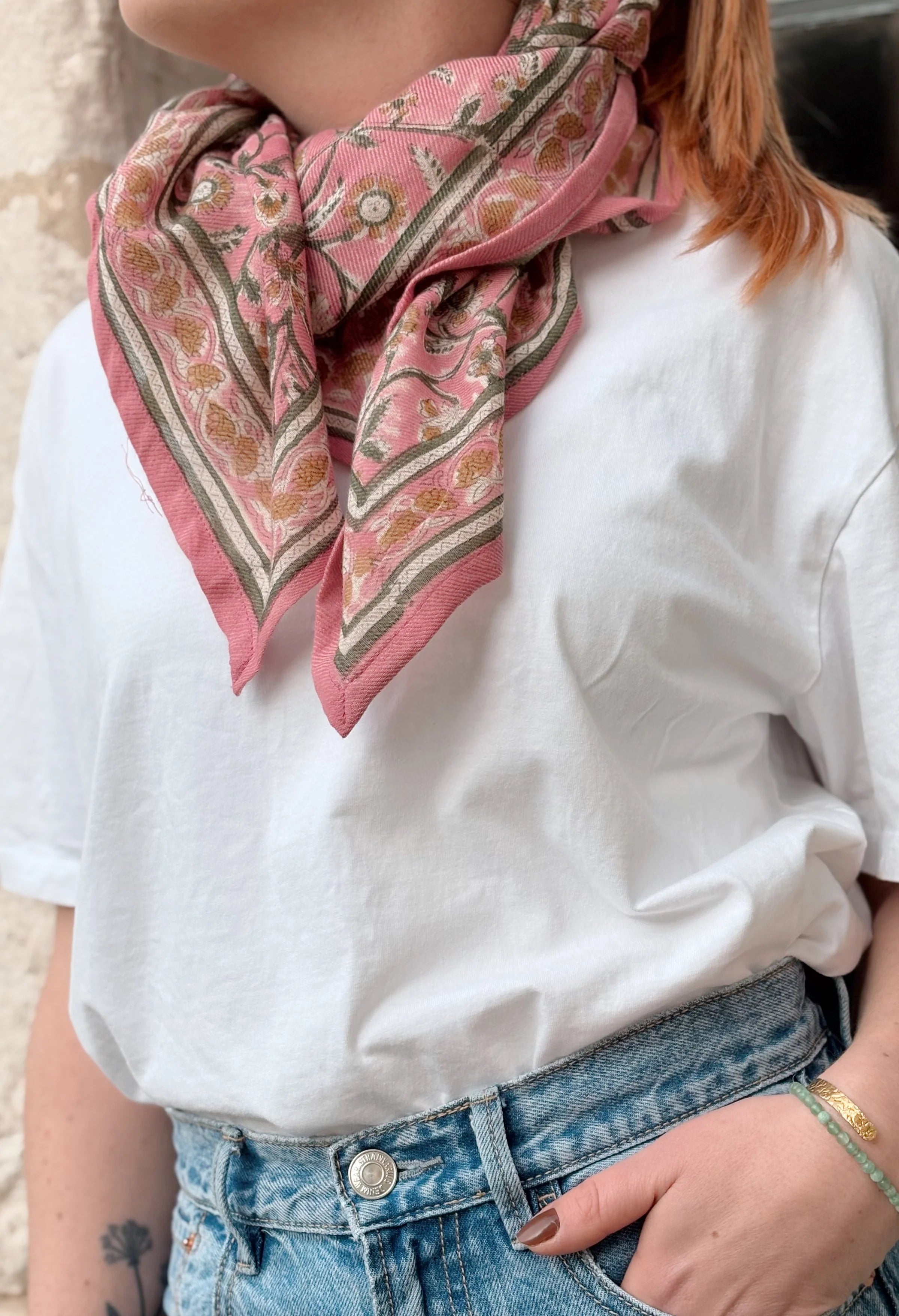 Foulard LAINE CERISE 🍒So family