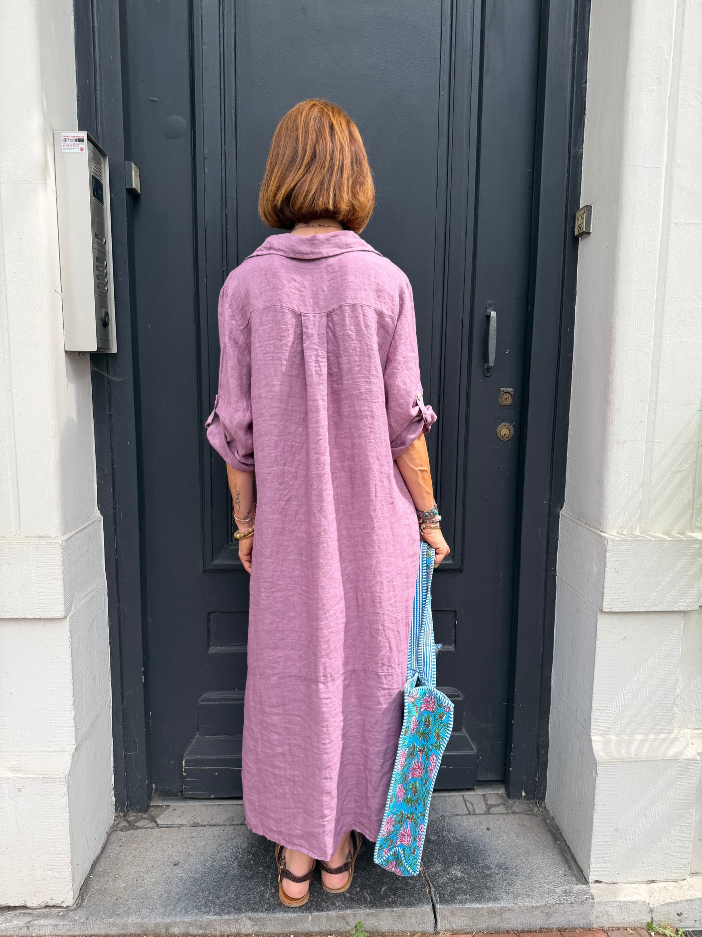 Robe longue Madeleine onion