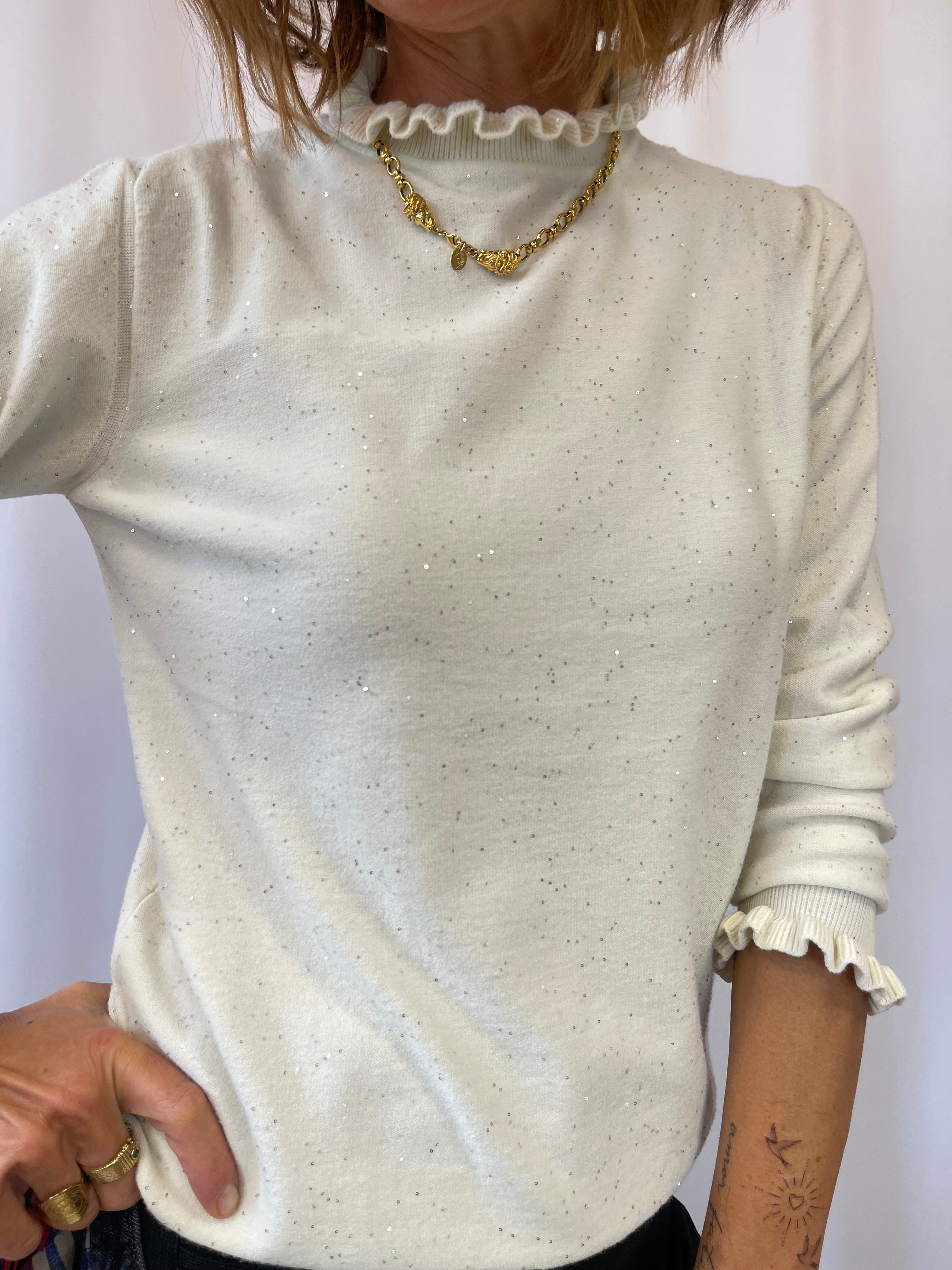 Pull col volant STELLA Dixie