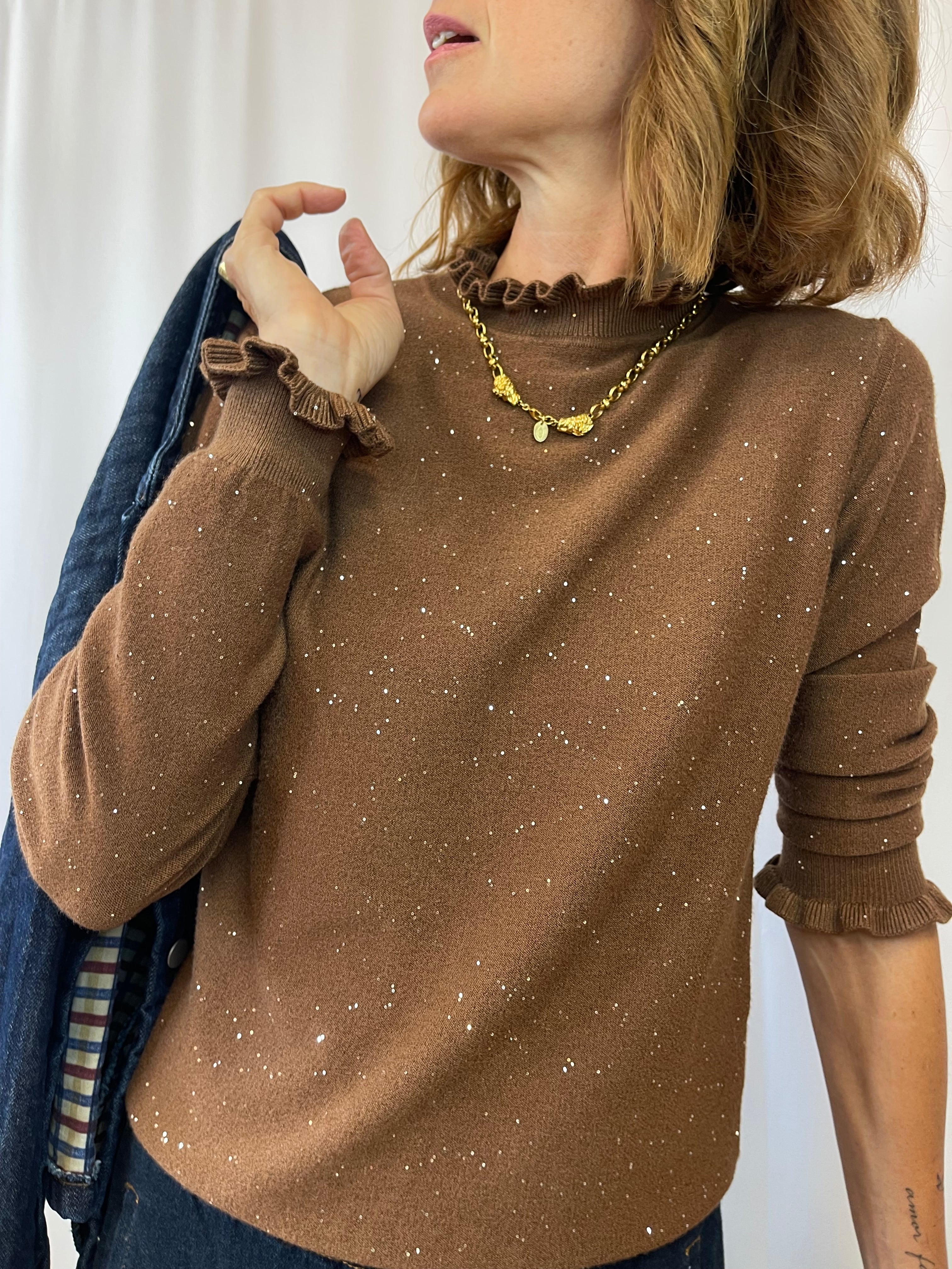 Pull col volant STELLA Dixie