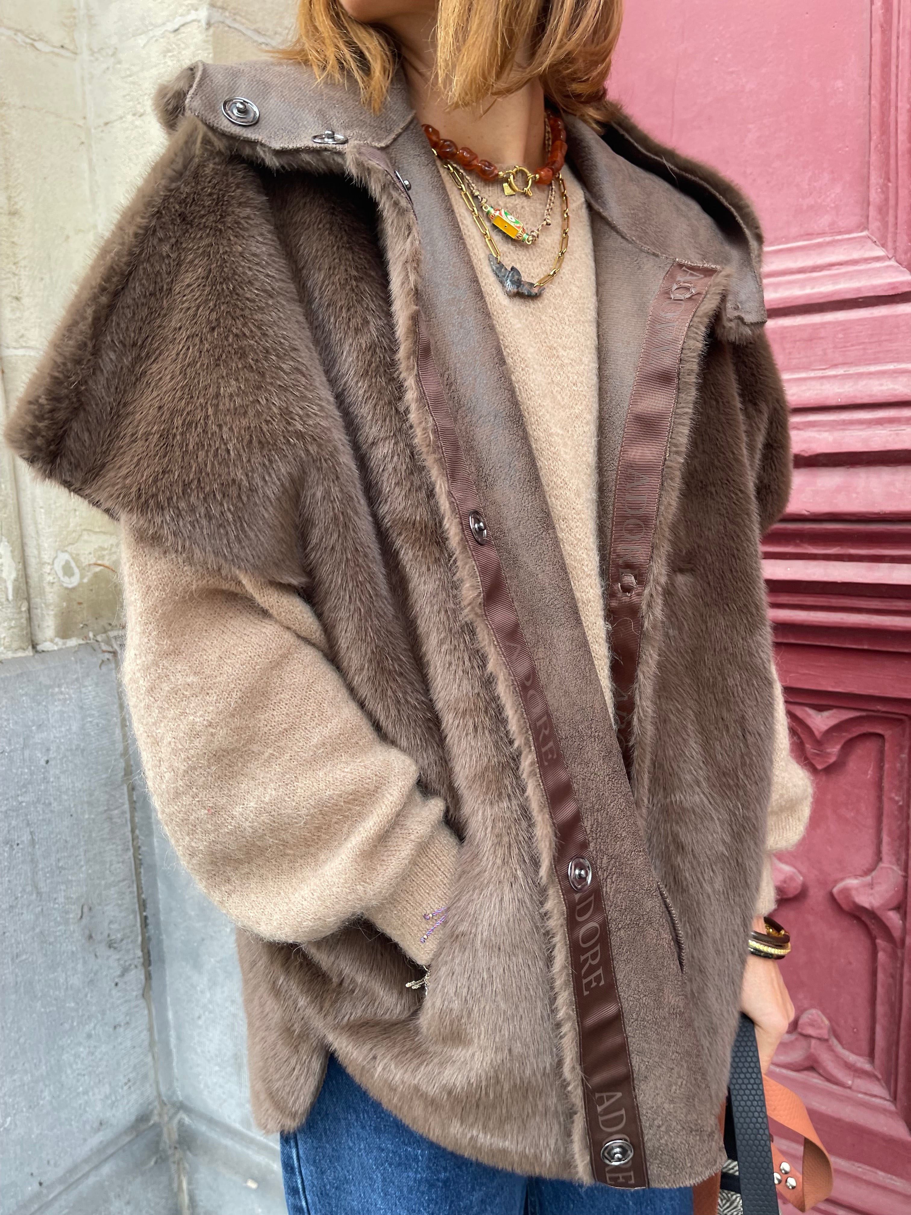 Fourrure cape ANASTASIA Adoré