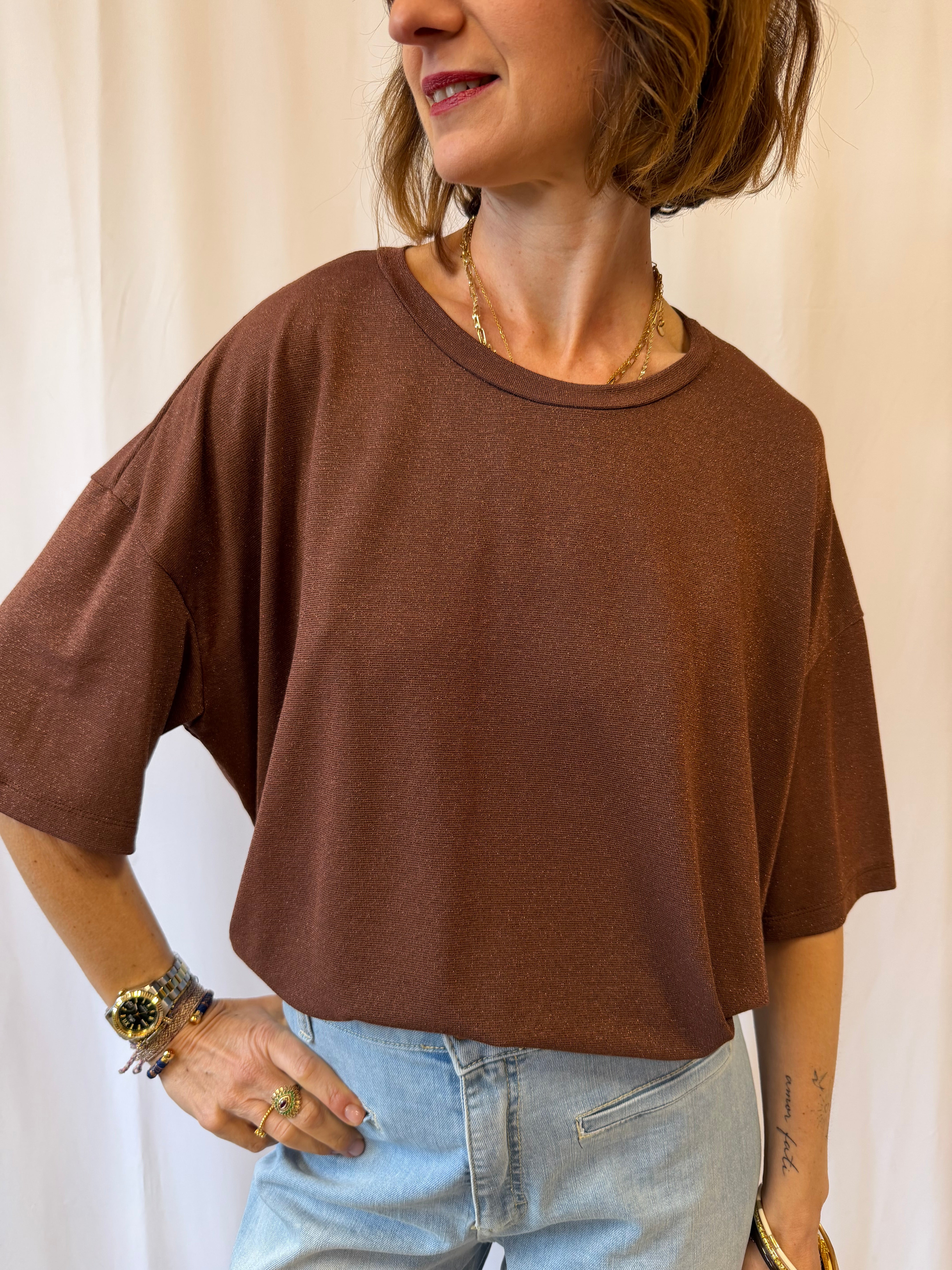 T-shirt Please MICHA pailletées