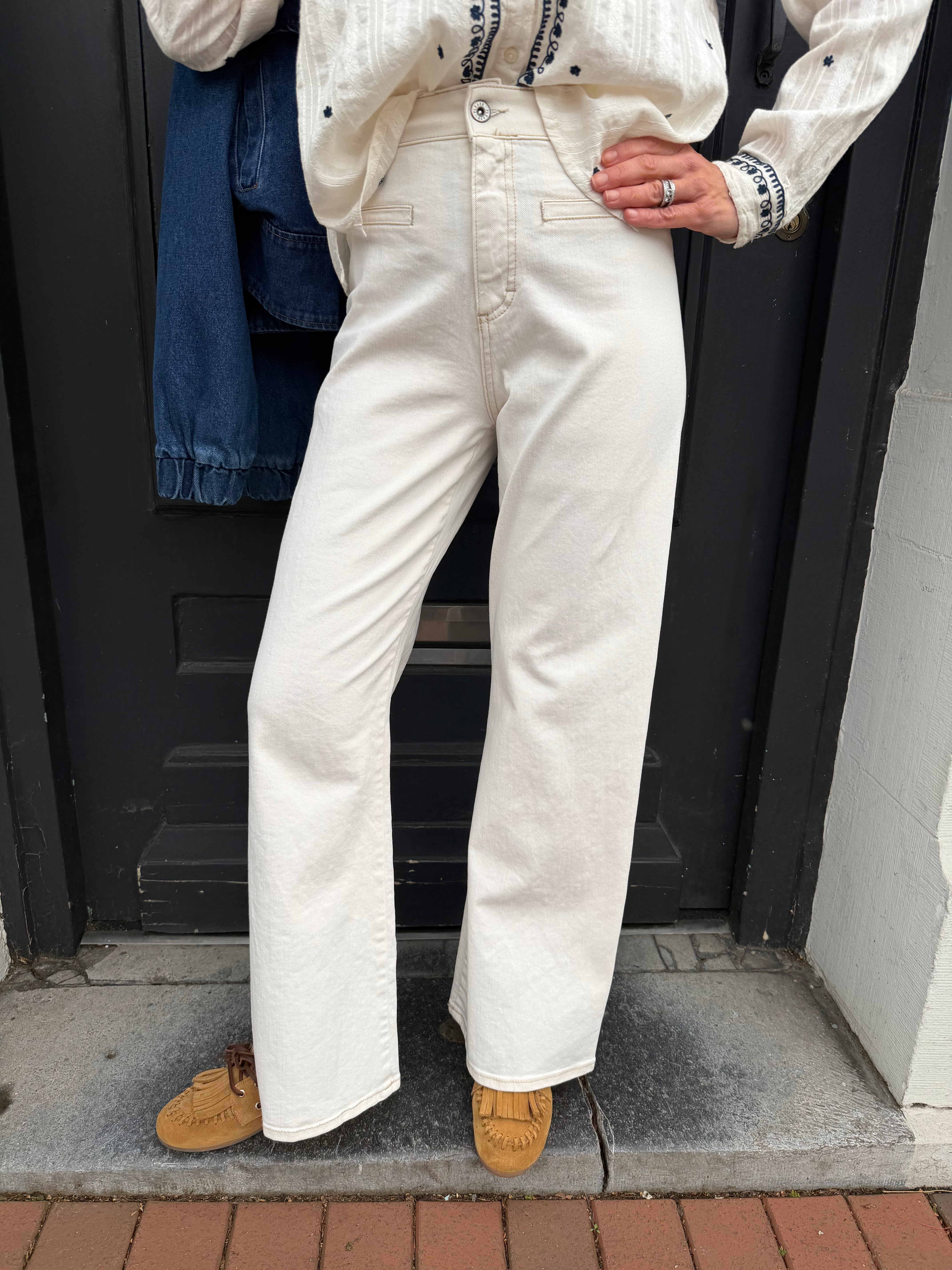 Pantalon Please Héloïse écru