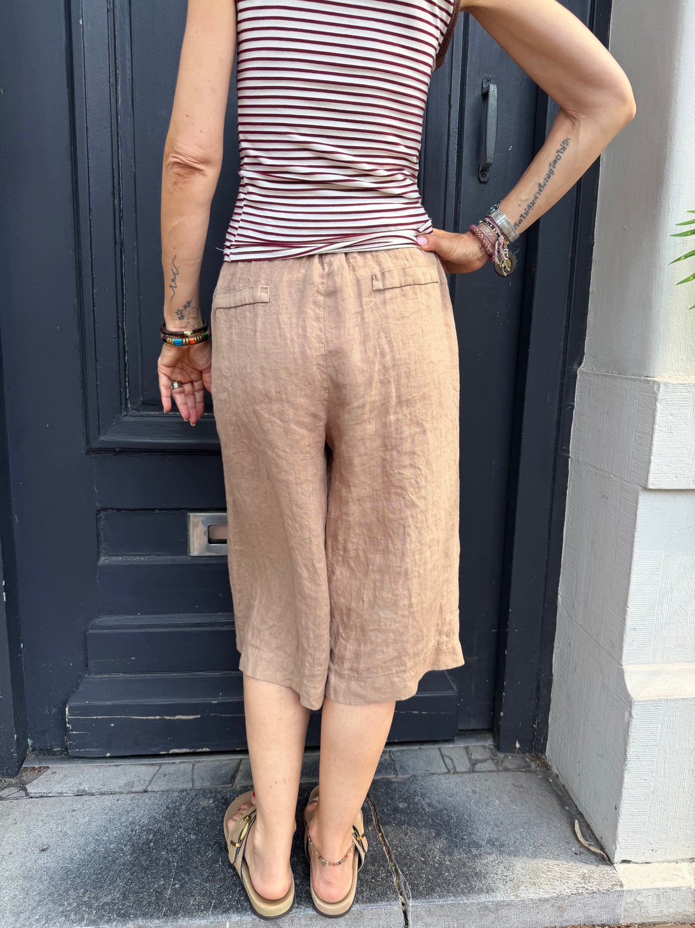 Short Paula en lin long