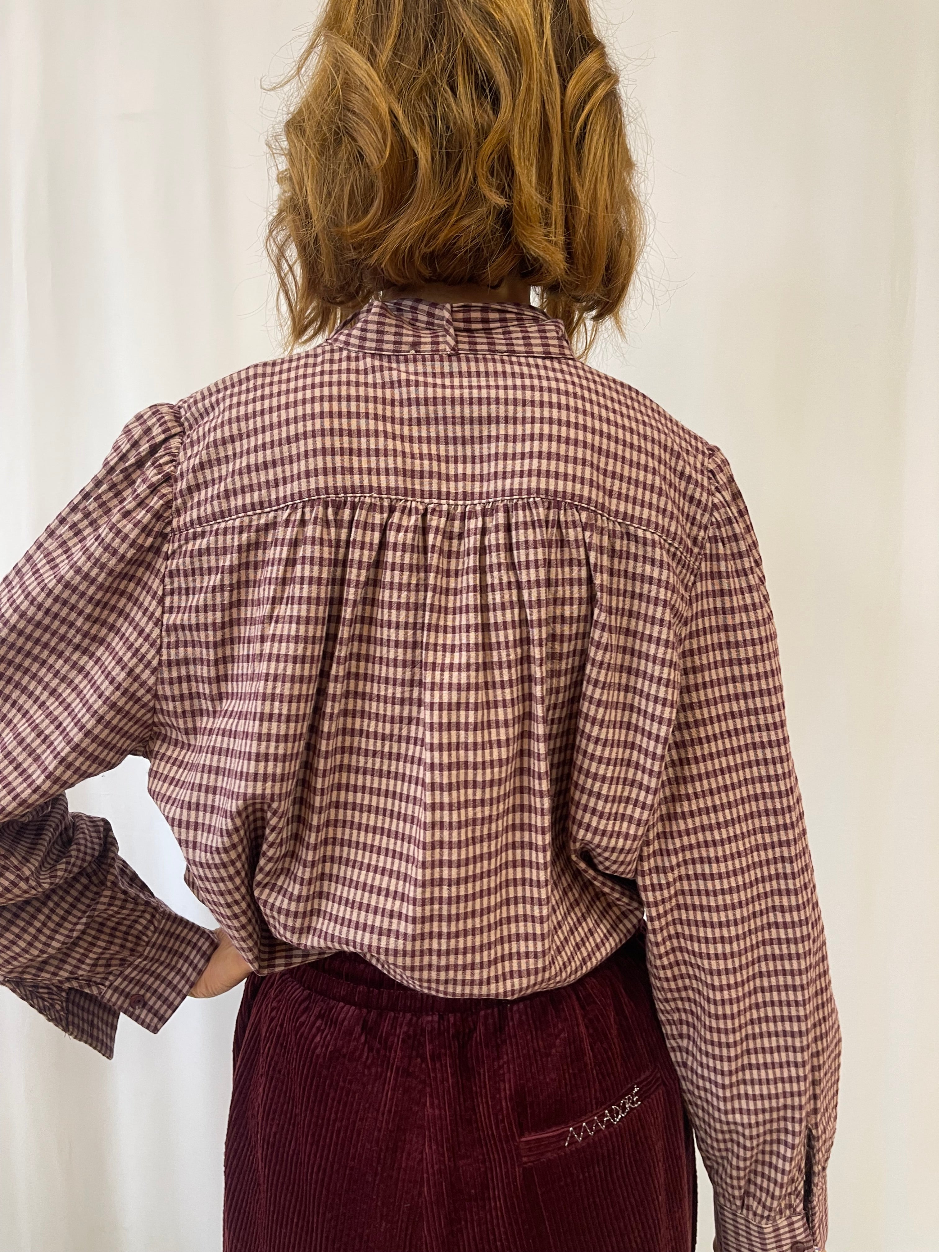 Blouse vichy LUCIE Intuition
