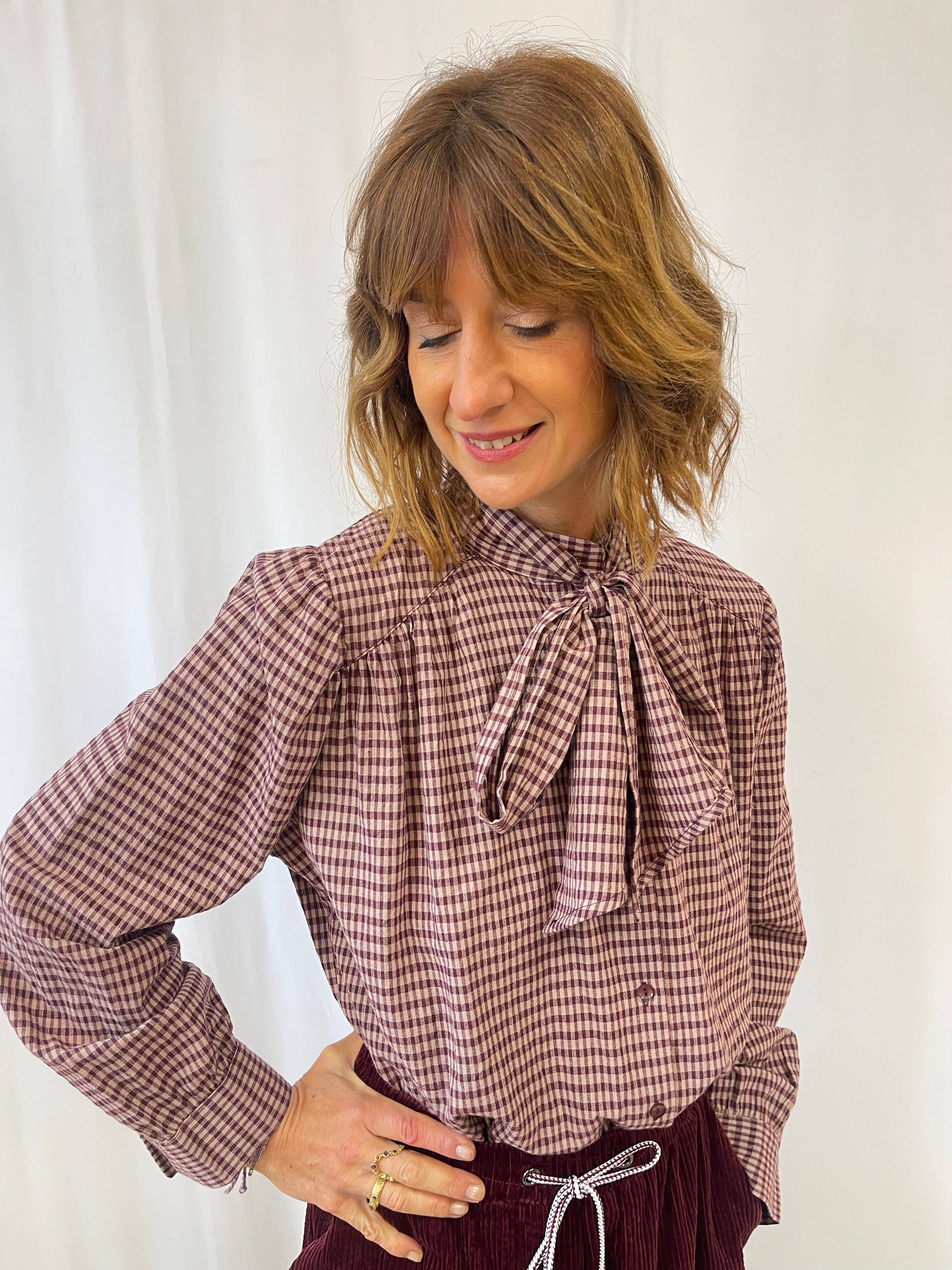Blouse vichy LUCIE Intuition