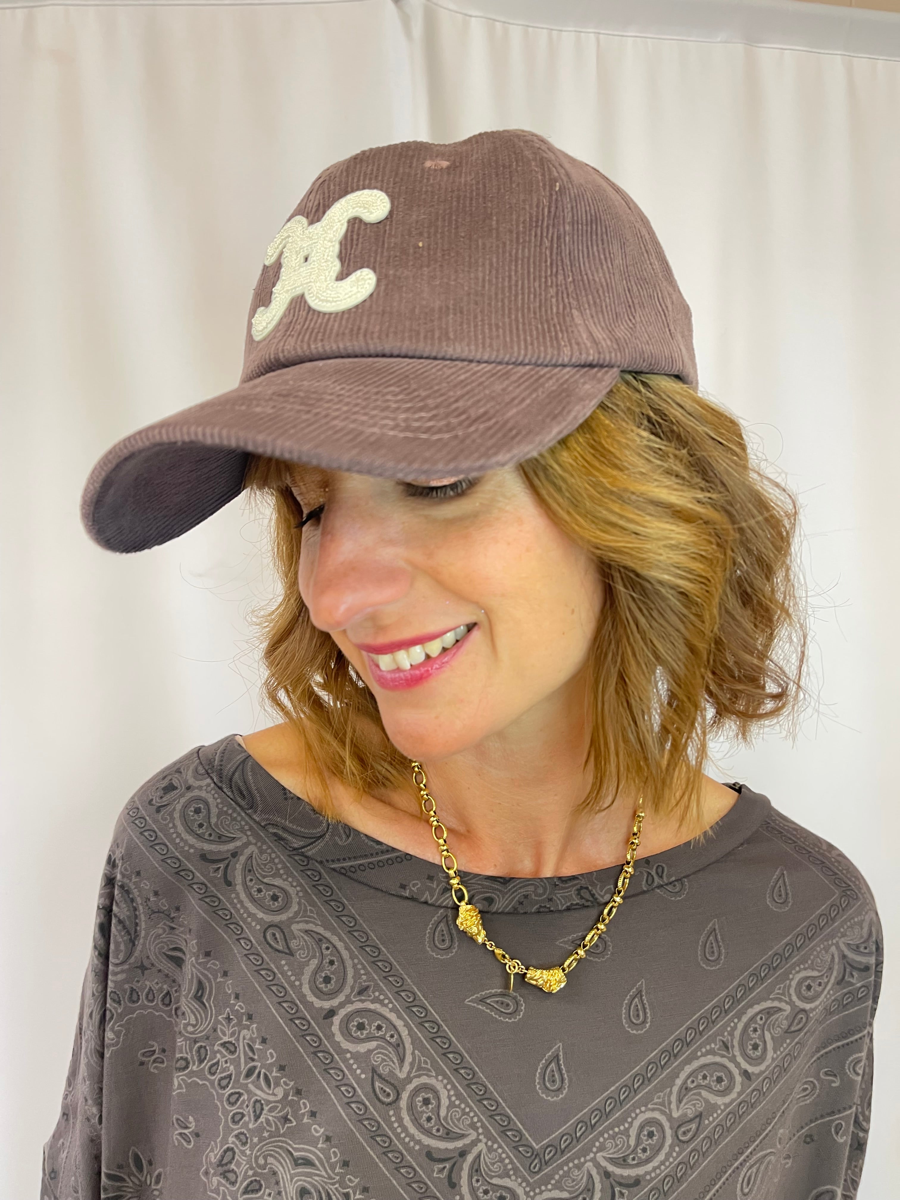 Casquette velours Vimoda