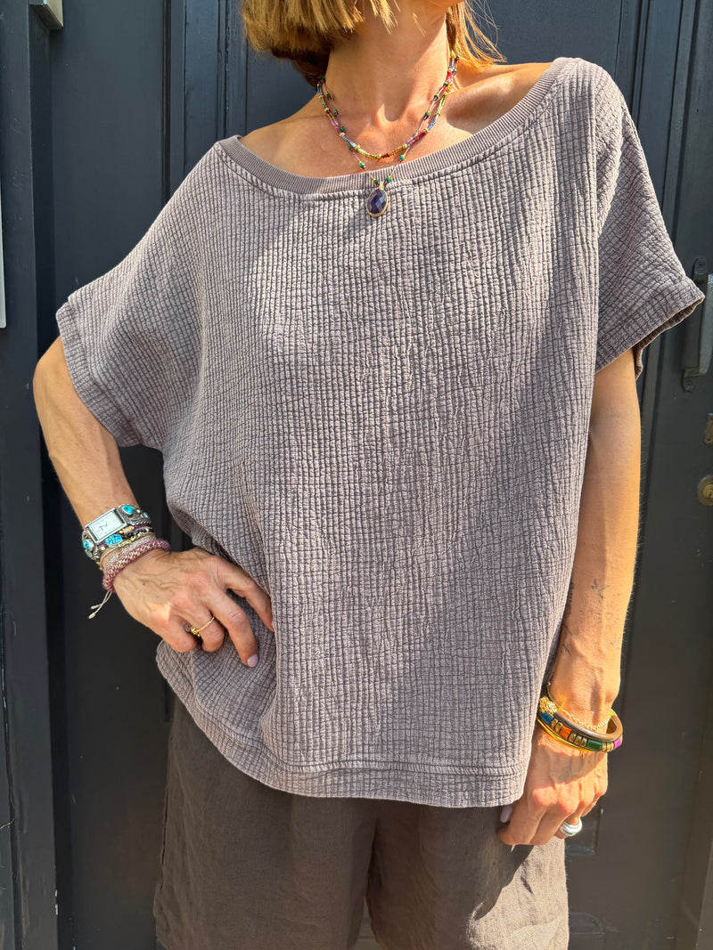 T-shirt Tali double gaze de coton