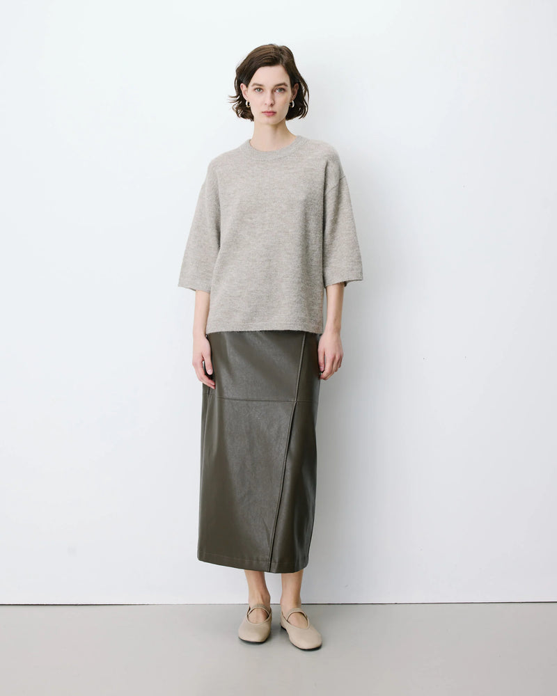Pull manches 3/4 oversize GRACE & MILA col rond ASHER