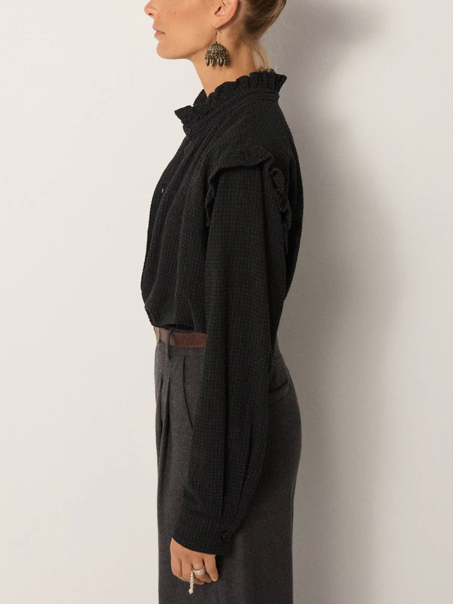 Blouse CAPUCINE ASH - MAISON HOTEL