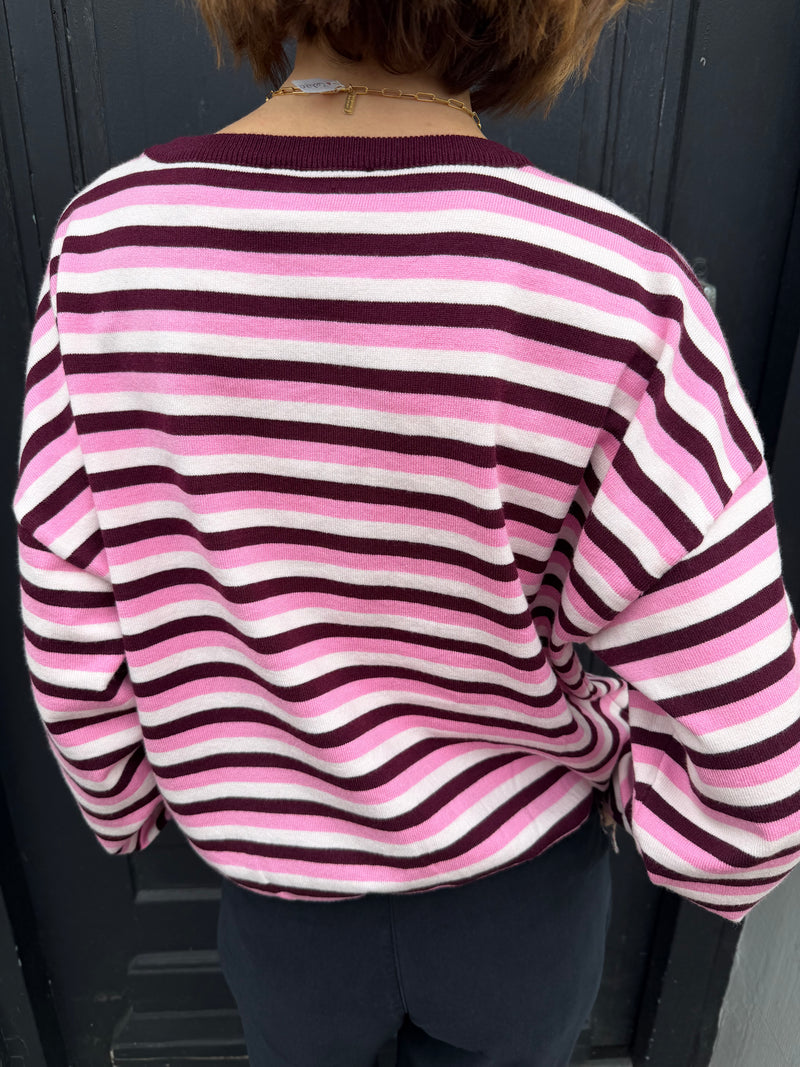 Pull TAO à rayures