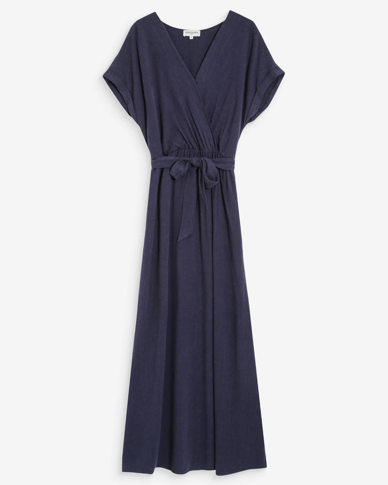 Robe Grace & Mila Pollen longue marine