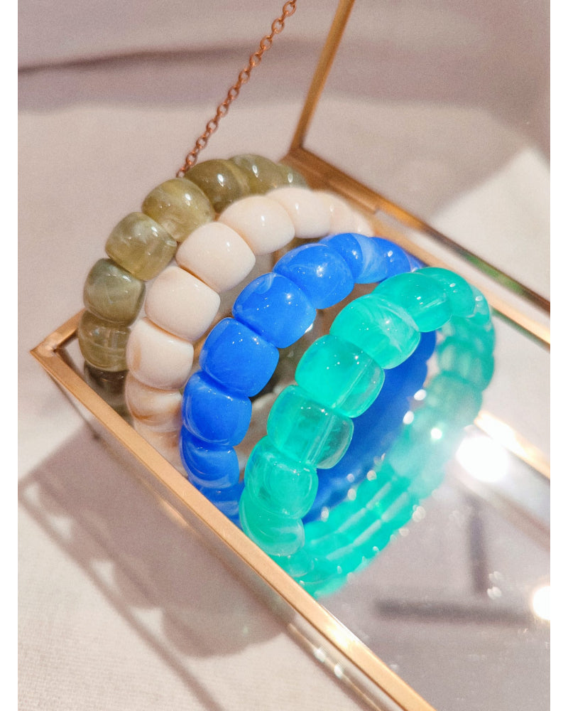 Bracelet résine colorés