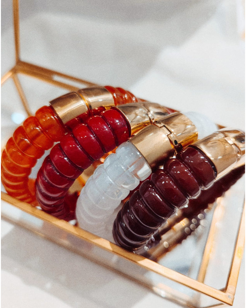 Bracelet jonc aimanté résine