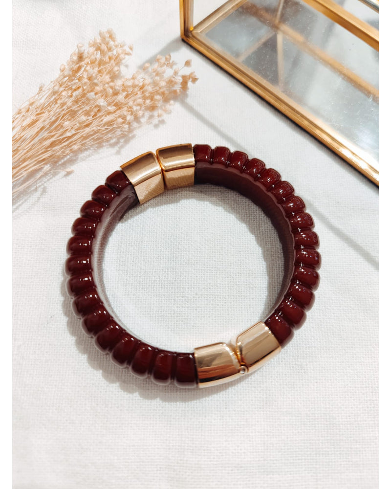 Bracelet jonc aimanté résine