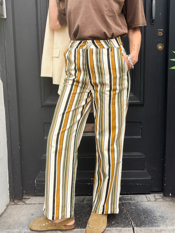 Pantalon TIPHAINE rayé