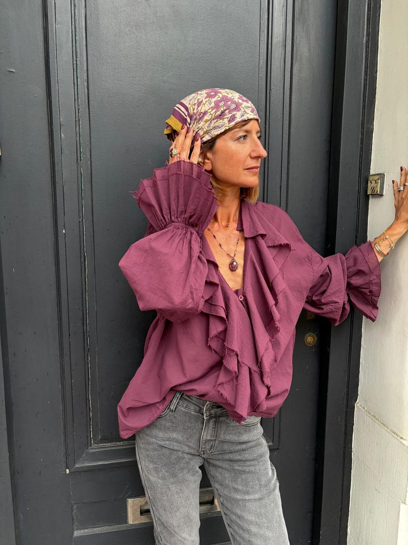 Blouse Augustine à volant