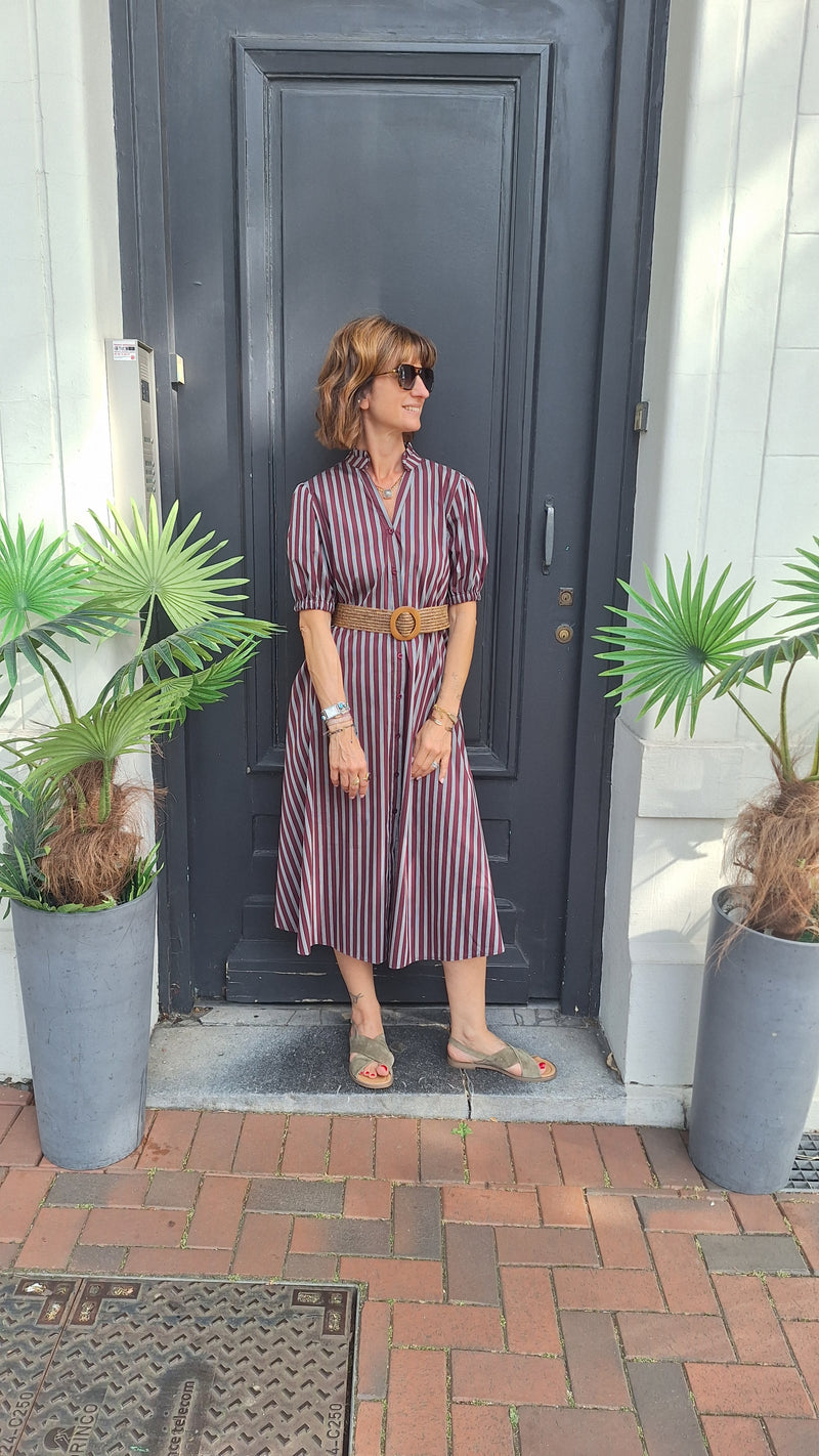 Robe mi longue en coton LAURIE by Margot