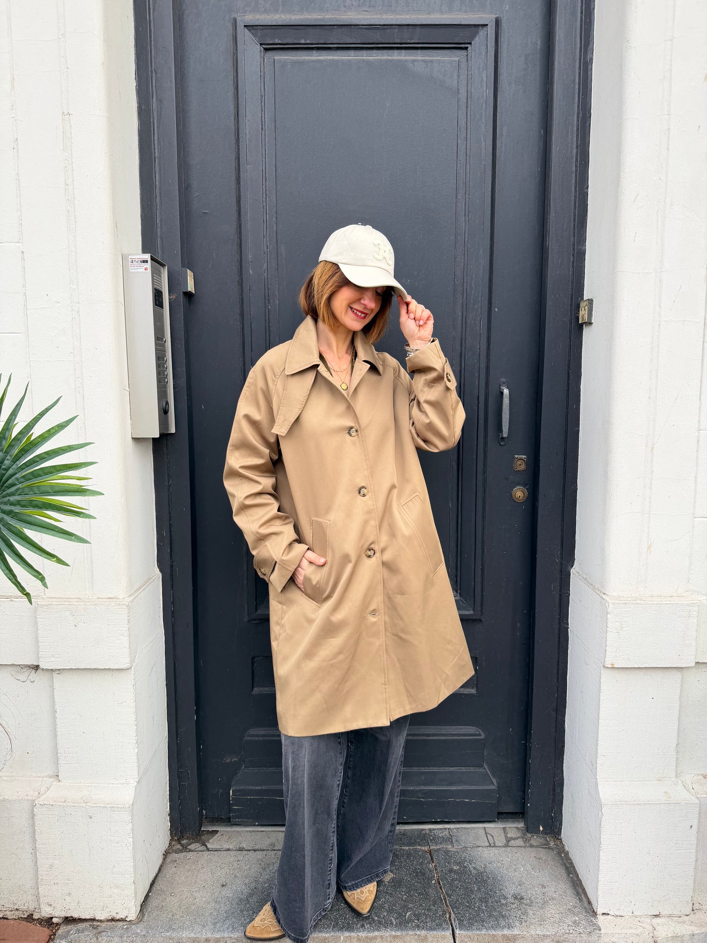 trench harry vue de face