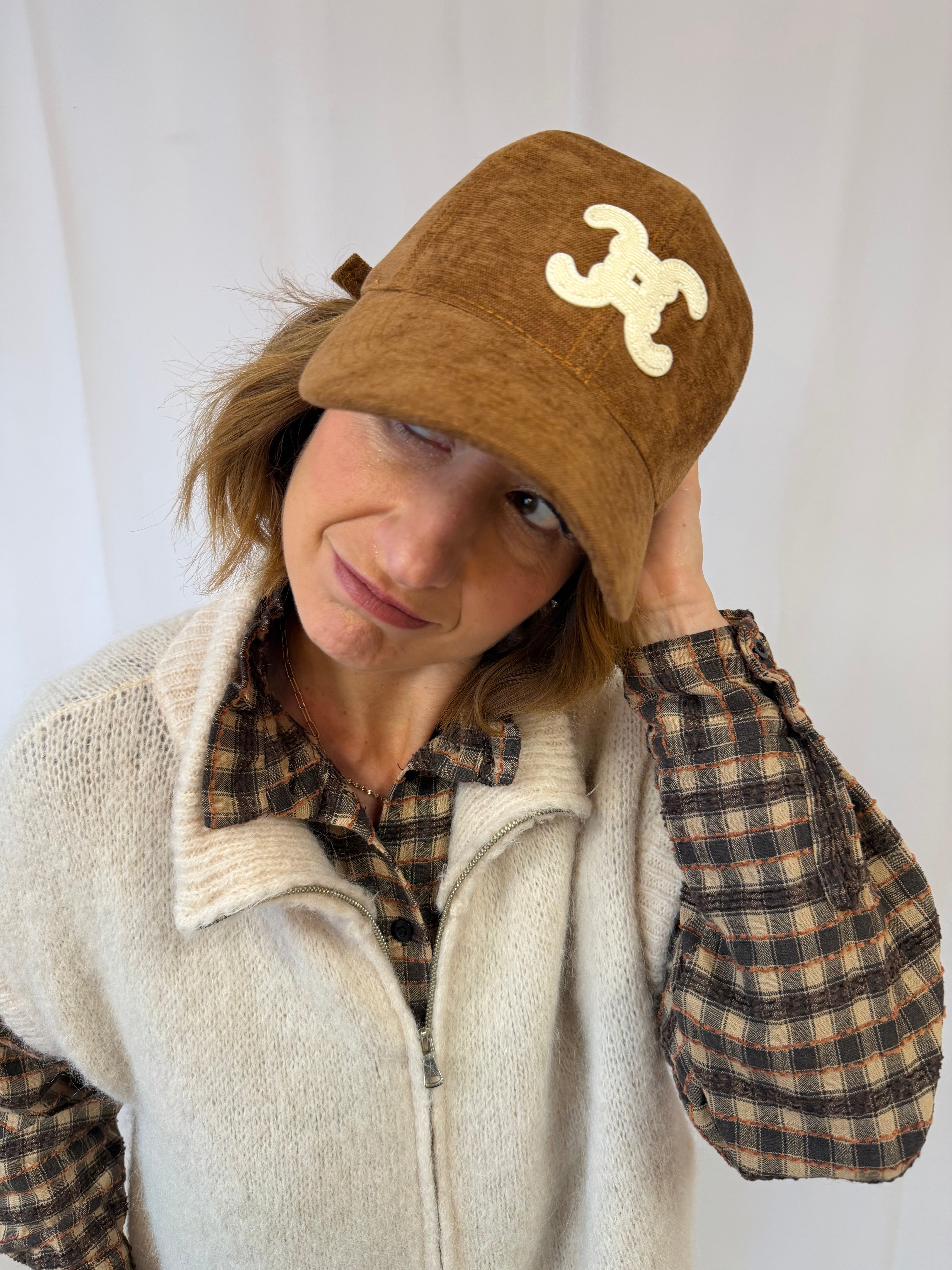 Casquette velours Vimoda