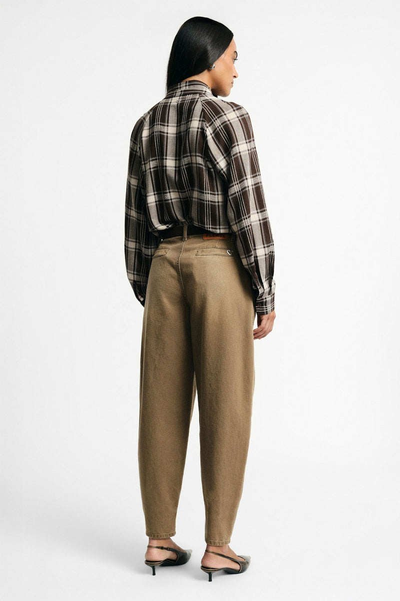 pantalon Please barrel Bobby en toile