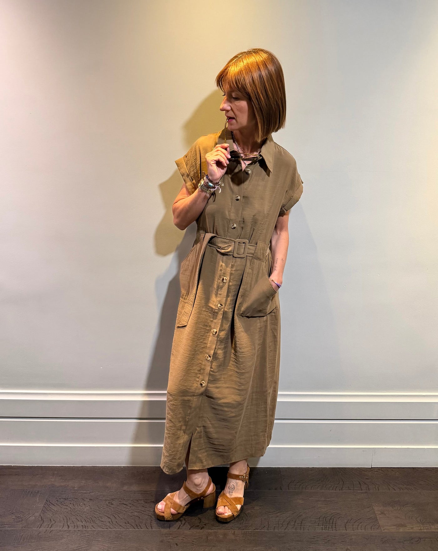 Robe Carla kaki