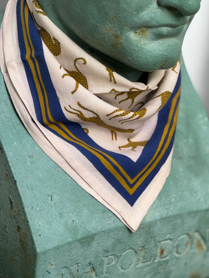 Foulard byzantine Petit Fauve Tabac