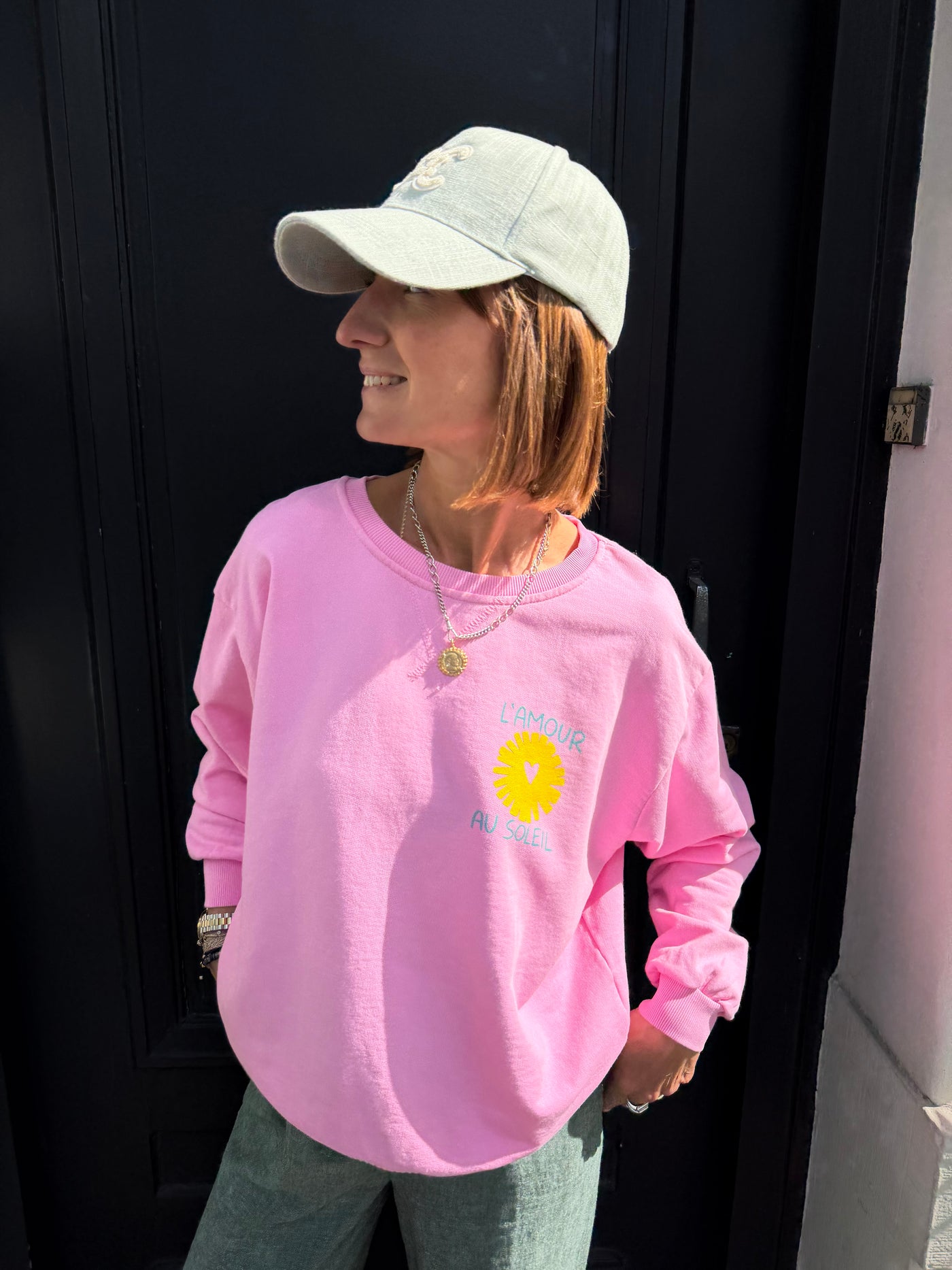 Sweat imprimé Soleil